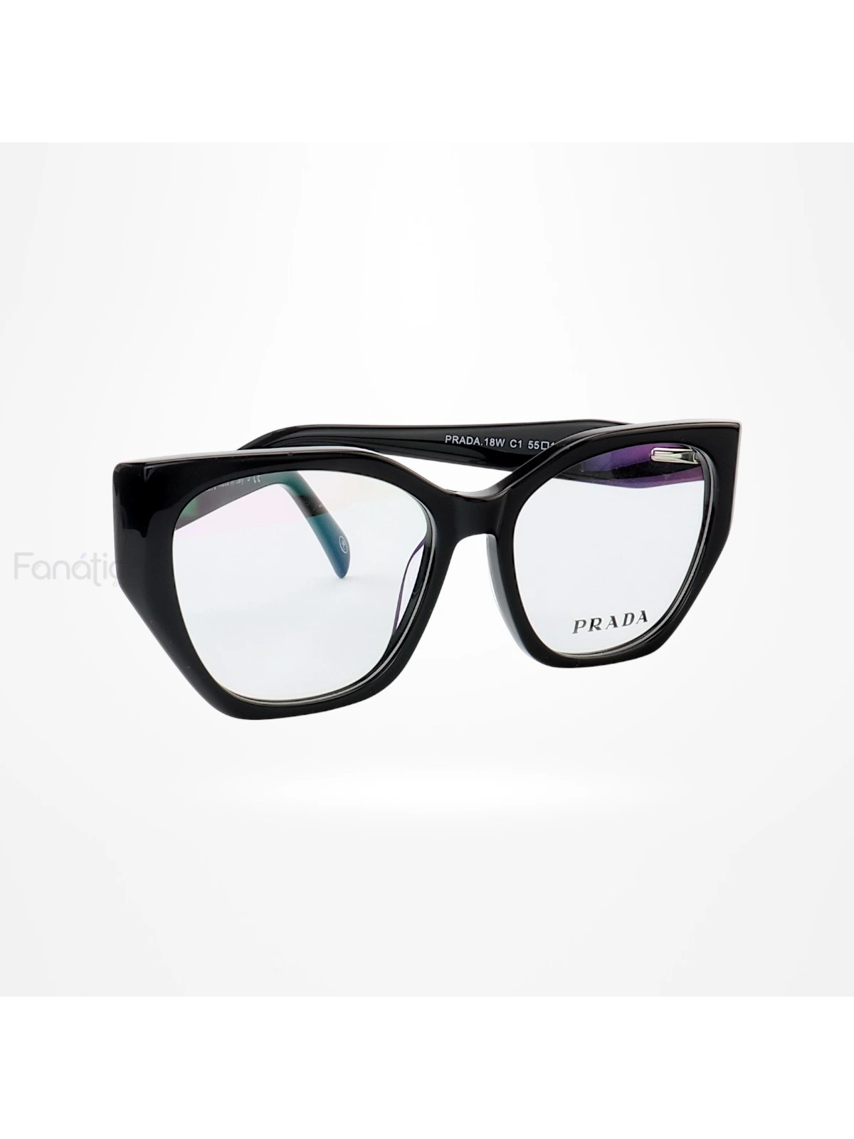Armação de Óculos Quadrado PD18W Preto