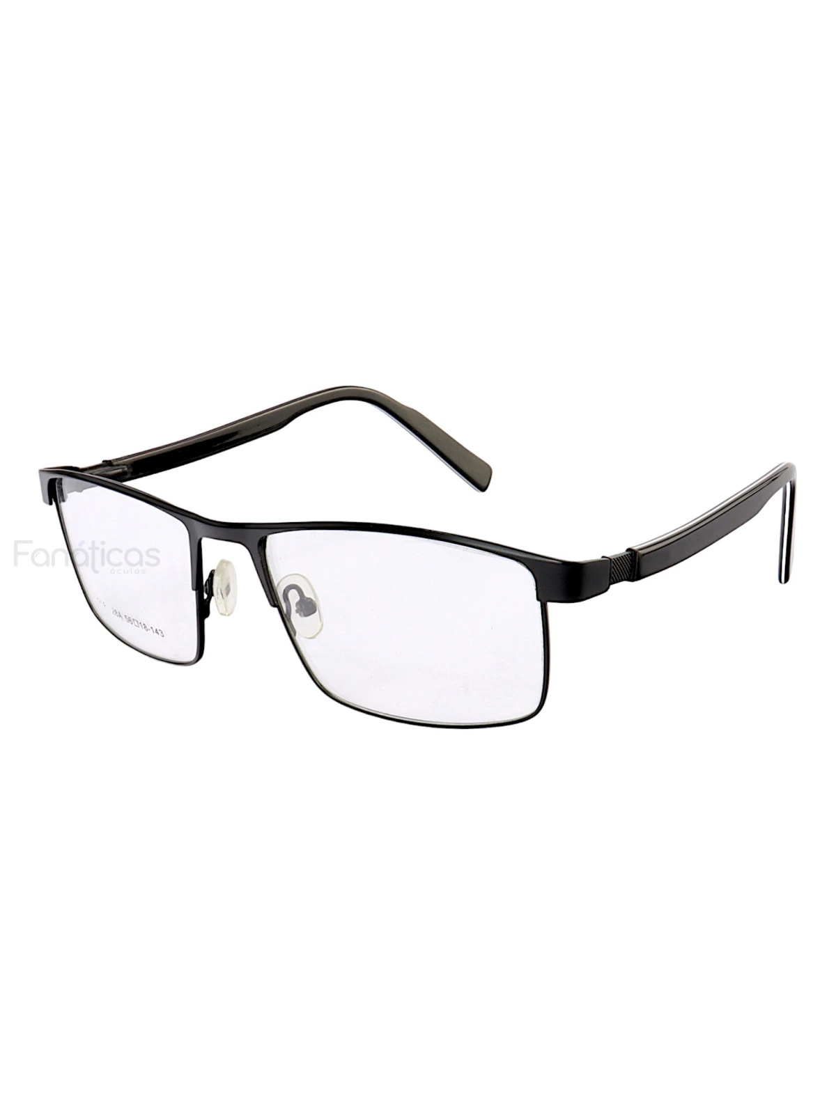 Armação de Óculos Quadrado SL028A Preto