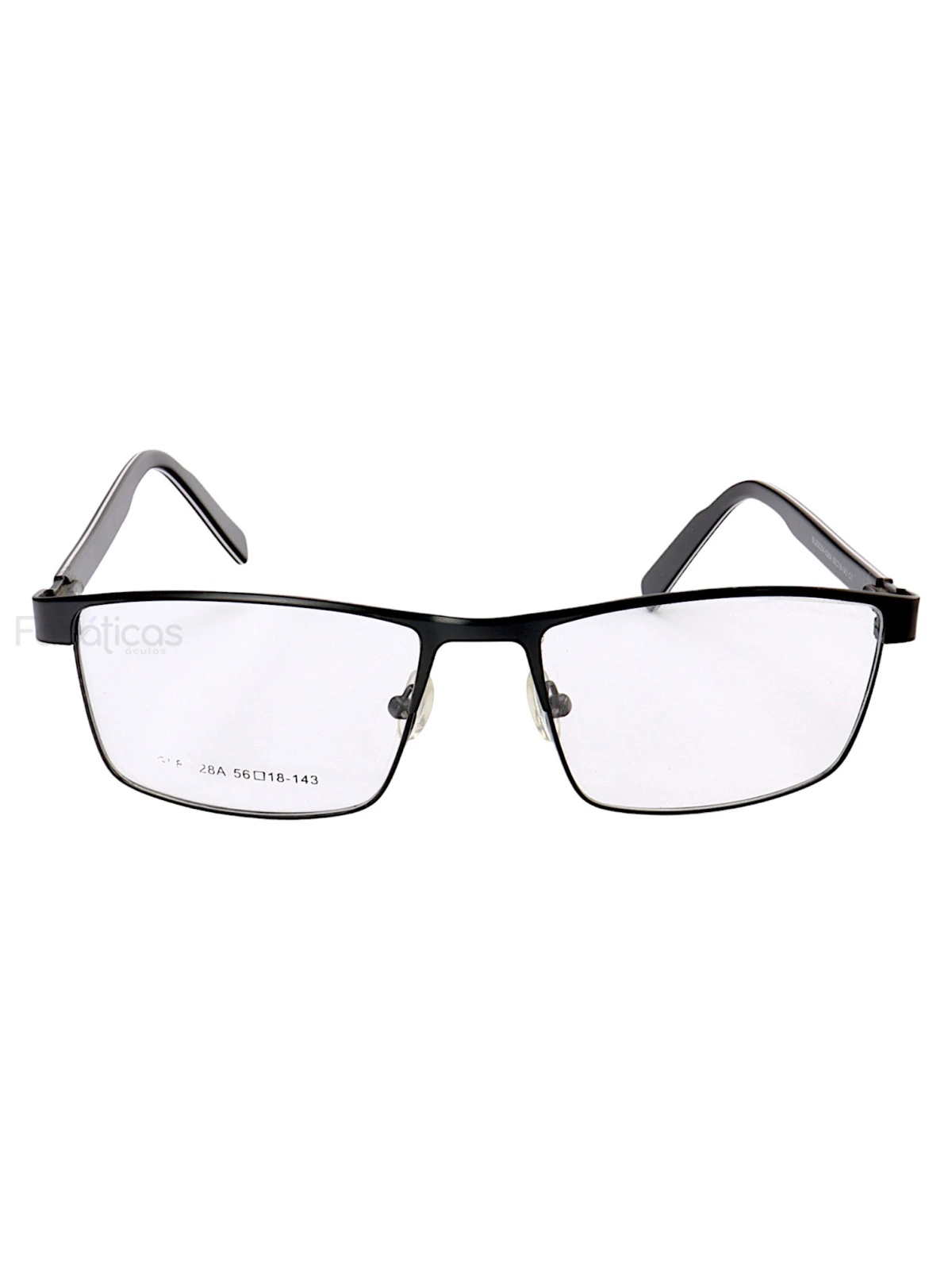 Armação de Óculos Quadrado SL028A Preto