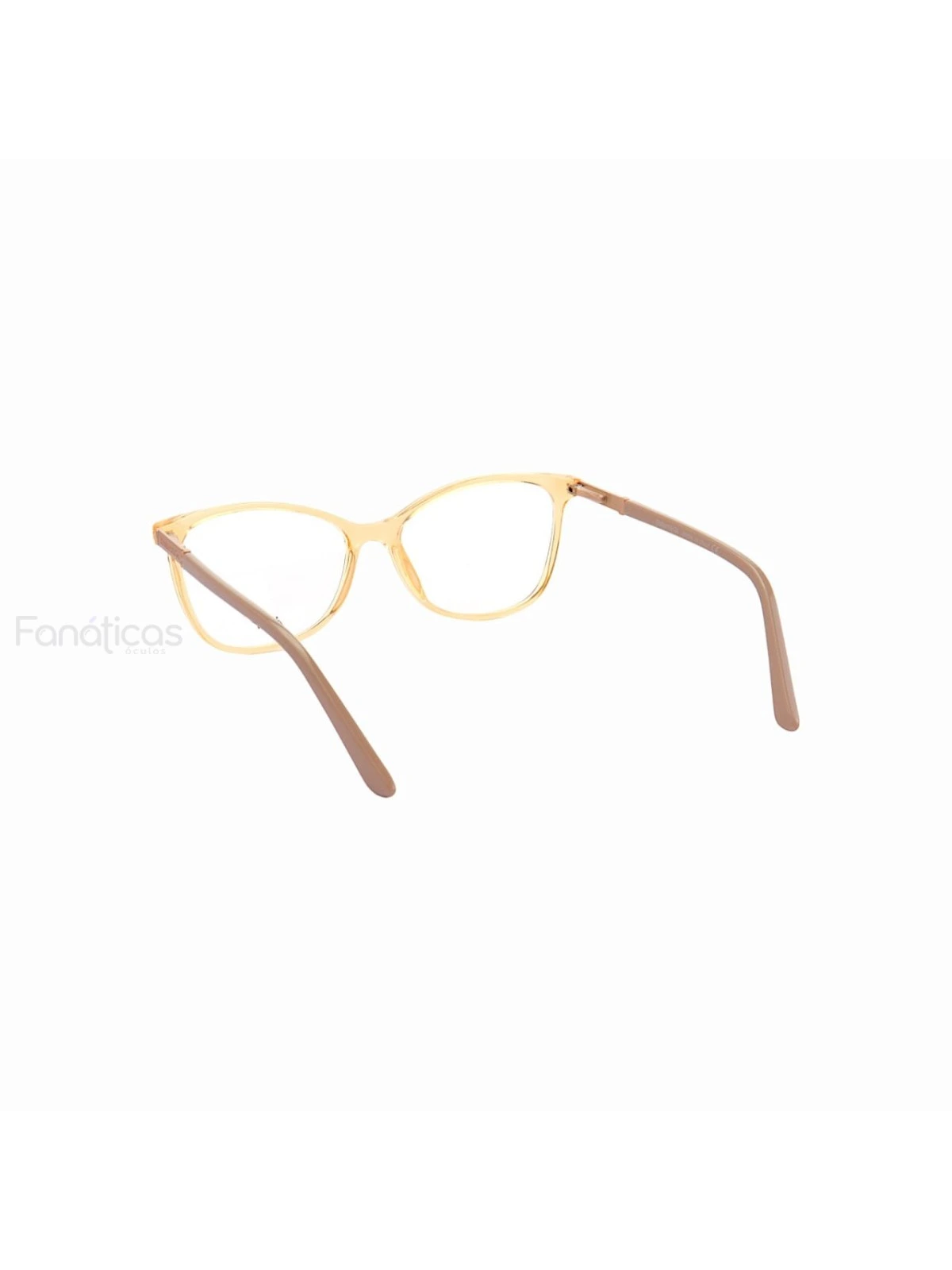 Armacao de Óculos Quadrado TF5702 Laranja e Nude