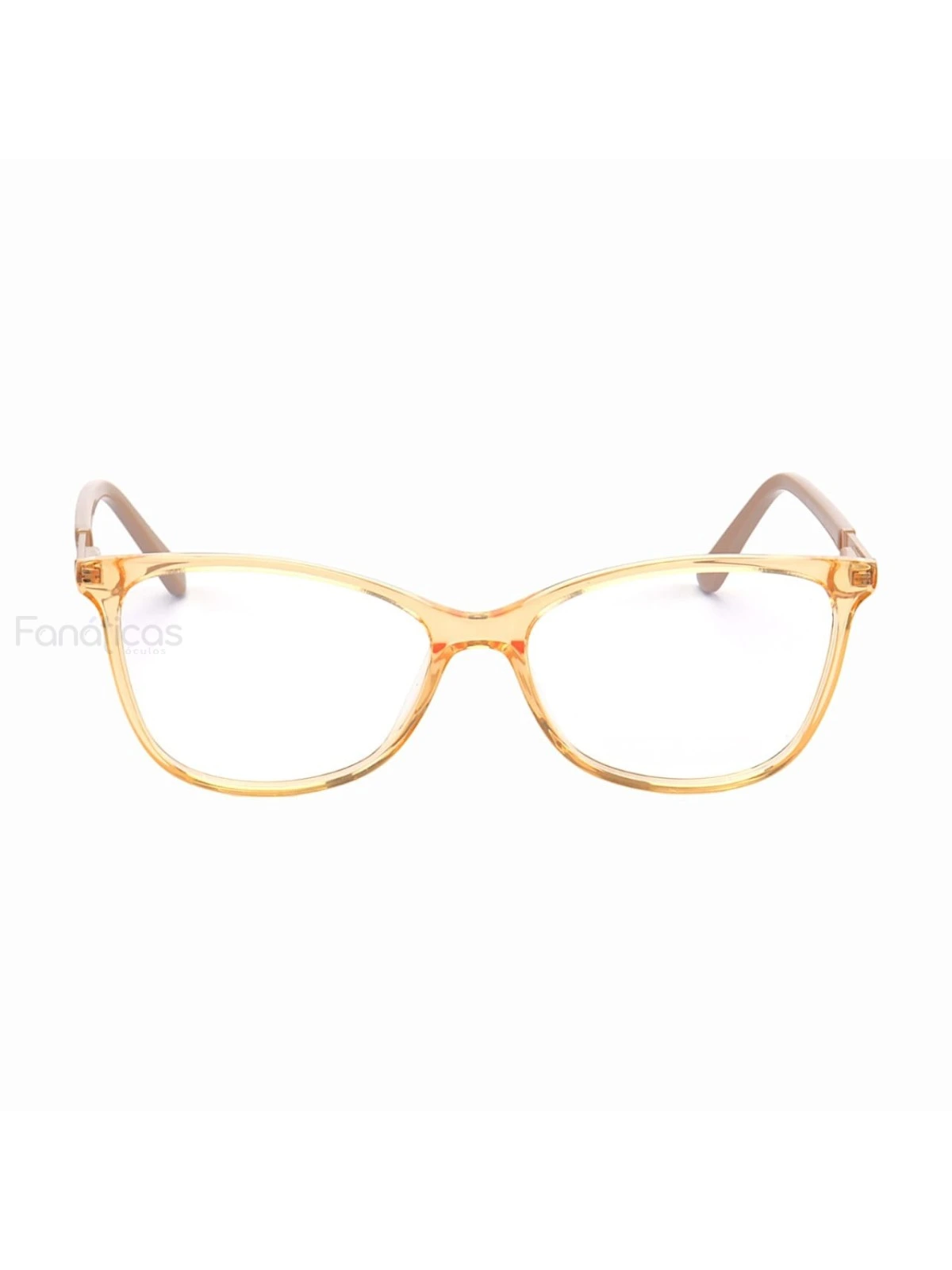 Armacao de Óculos Quadrado TF5702 Laranja e Nude