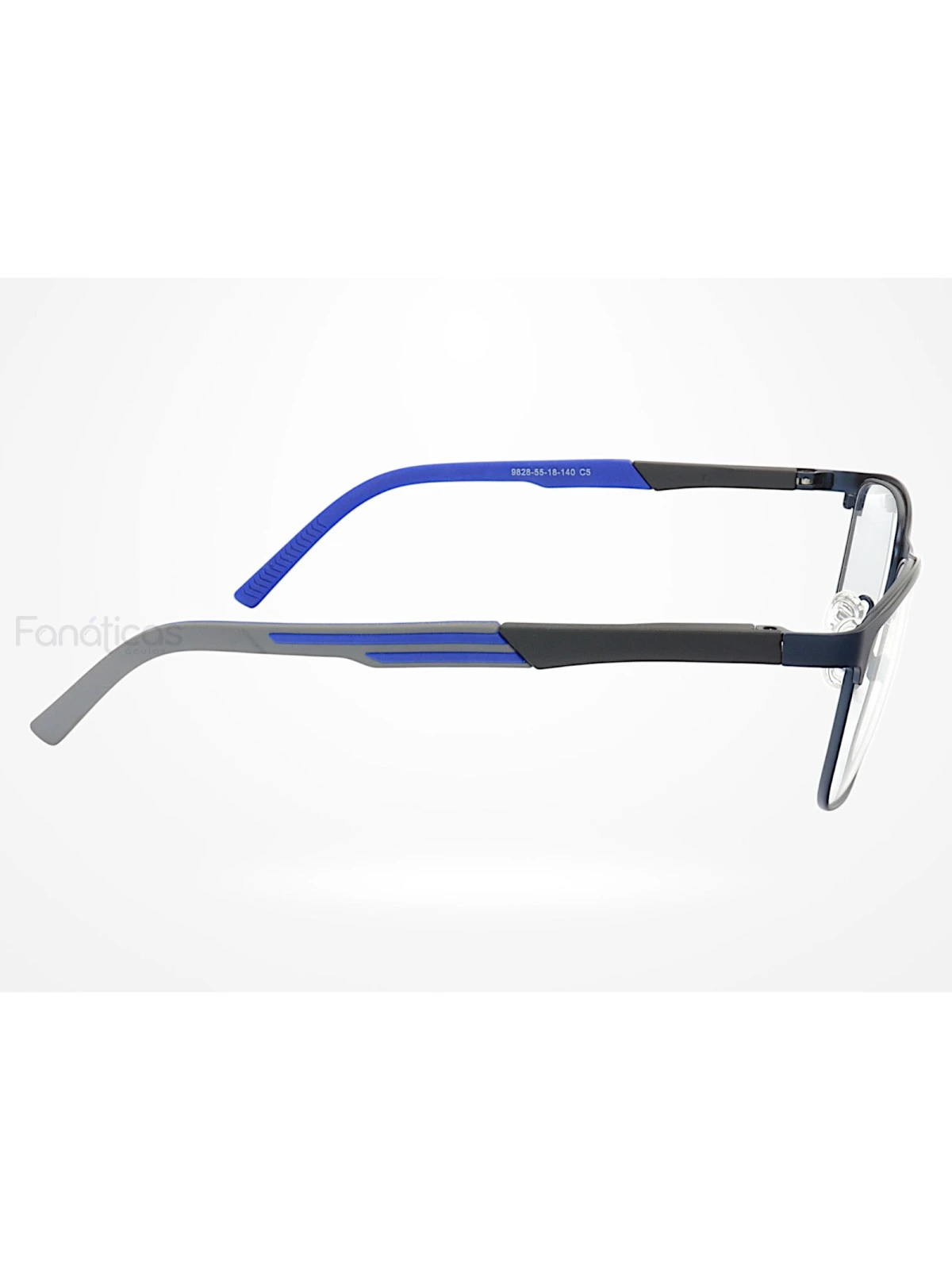 Armação de Óculos 9828 Quadrado Azul