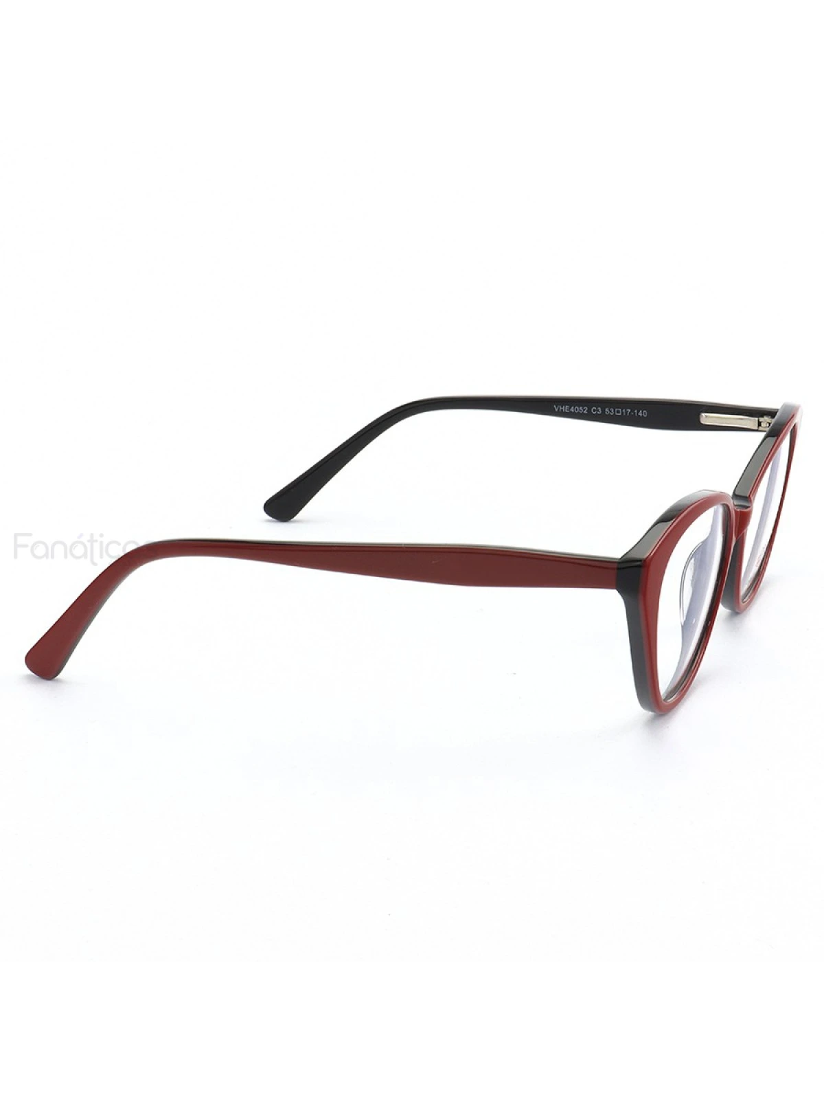 Armação de Óculos Quadrado Vhe4052 Vermelho