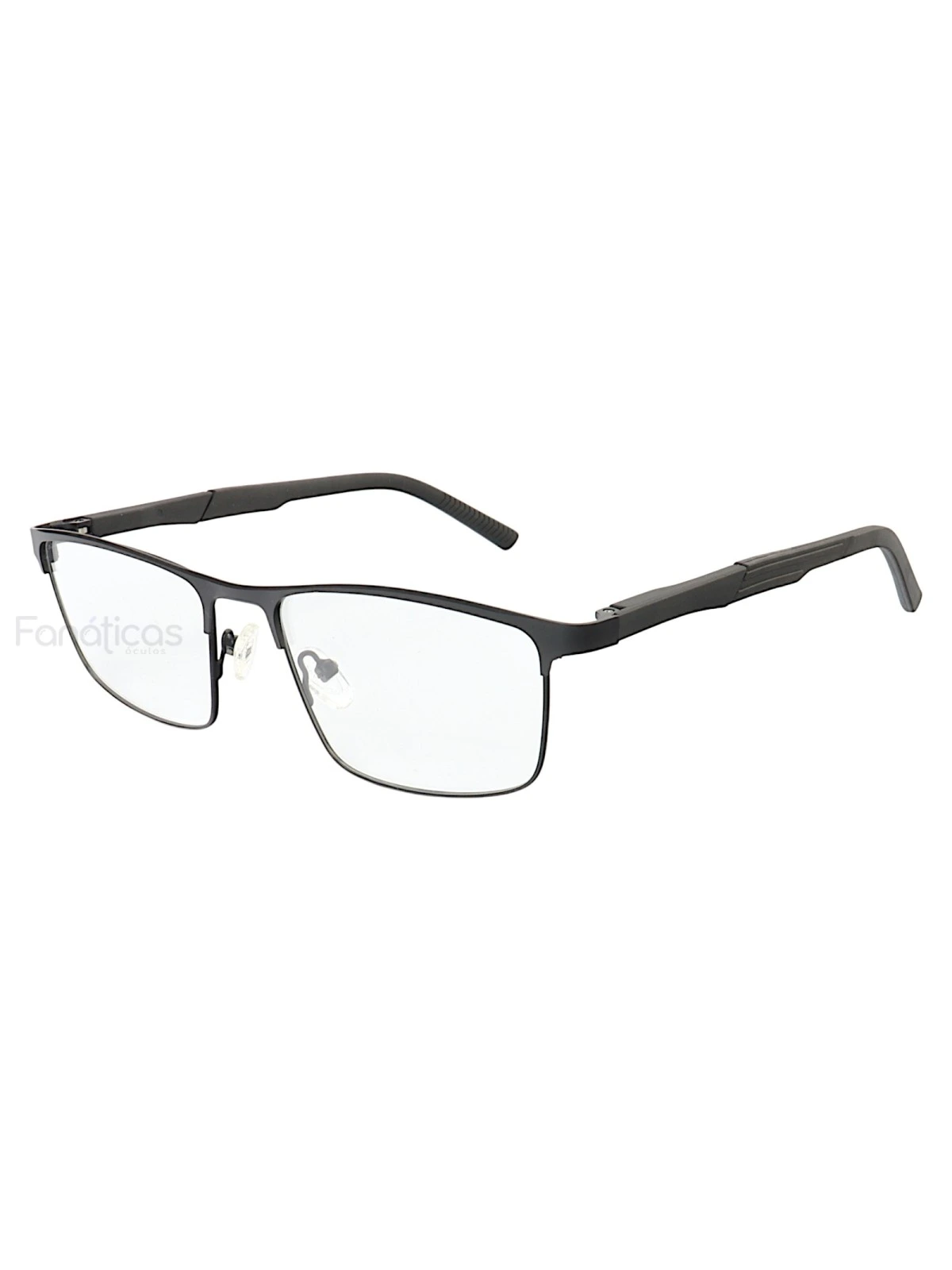 Armação de Óculos 9828 Quadrado Preto