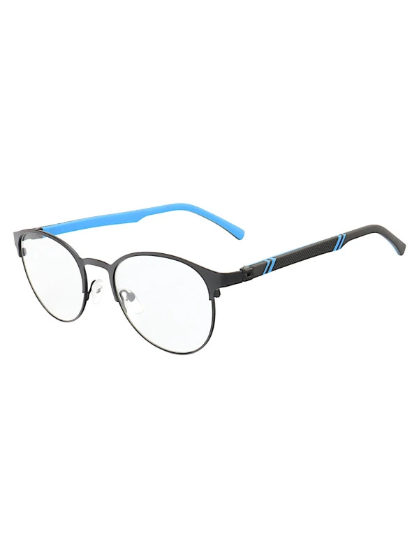Armação de Óculos R2221 Redondo Preto e Azul