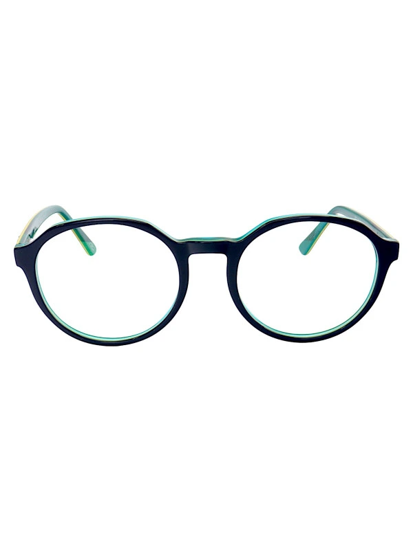 Armação de Óculos RB7187 Redondo Azul e Verde