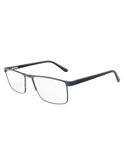 Armação de Óculos AQ230914 Retangular Azul e Preto
