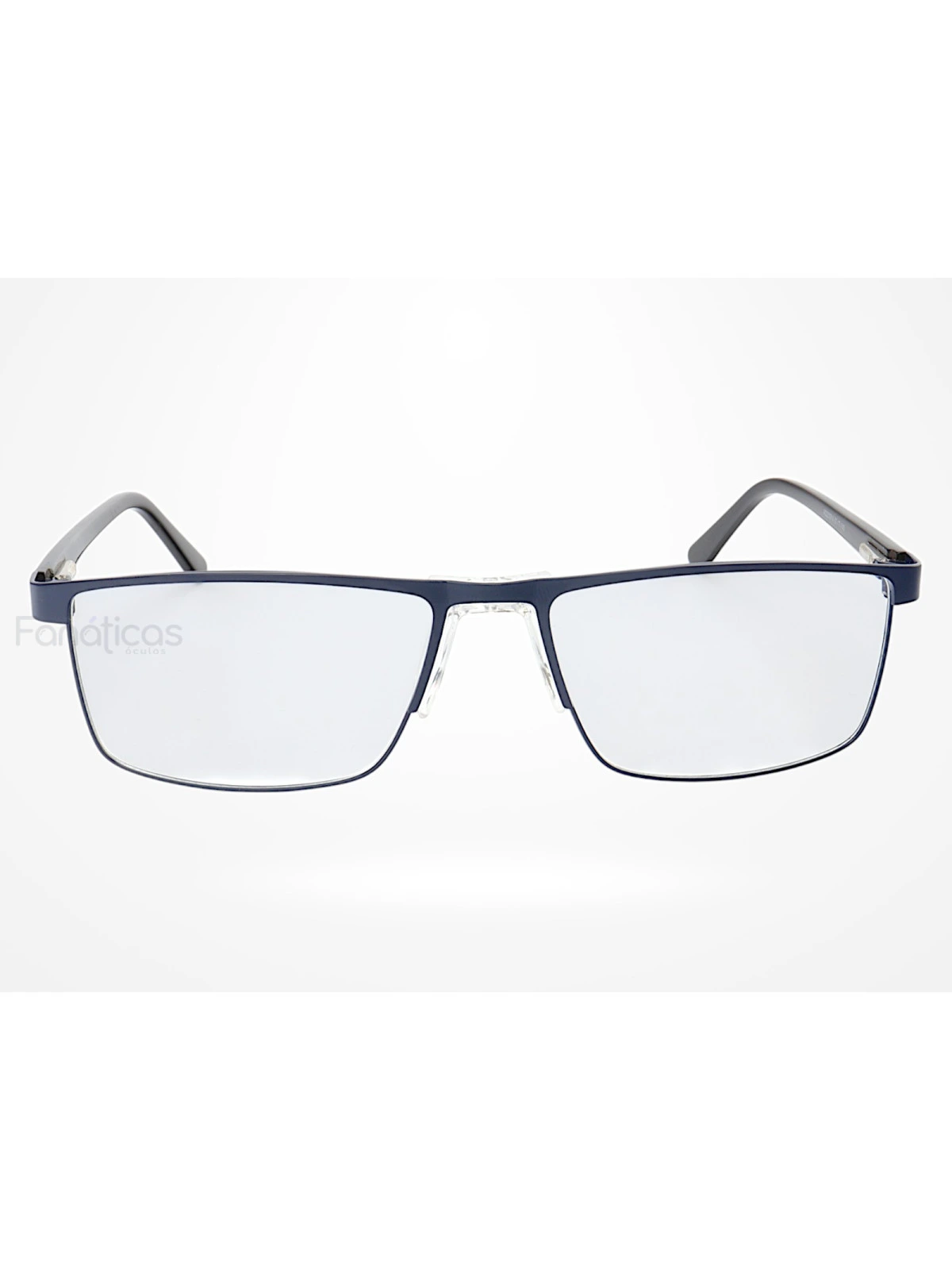 Armação de Óculos AQ230914 Retangular Azul e Preto
