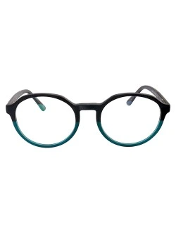 Armação de Óculos RB7187 Redondo Preto e Verde