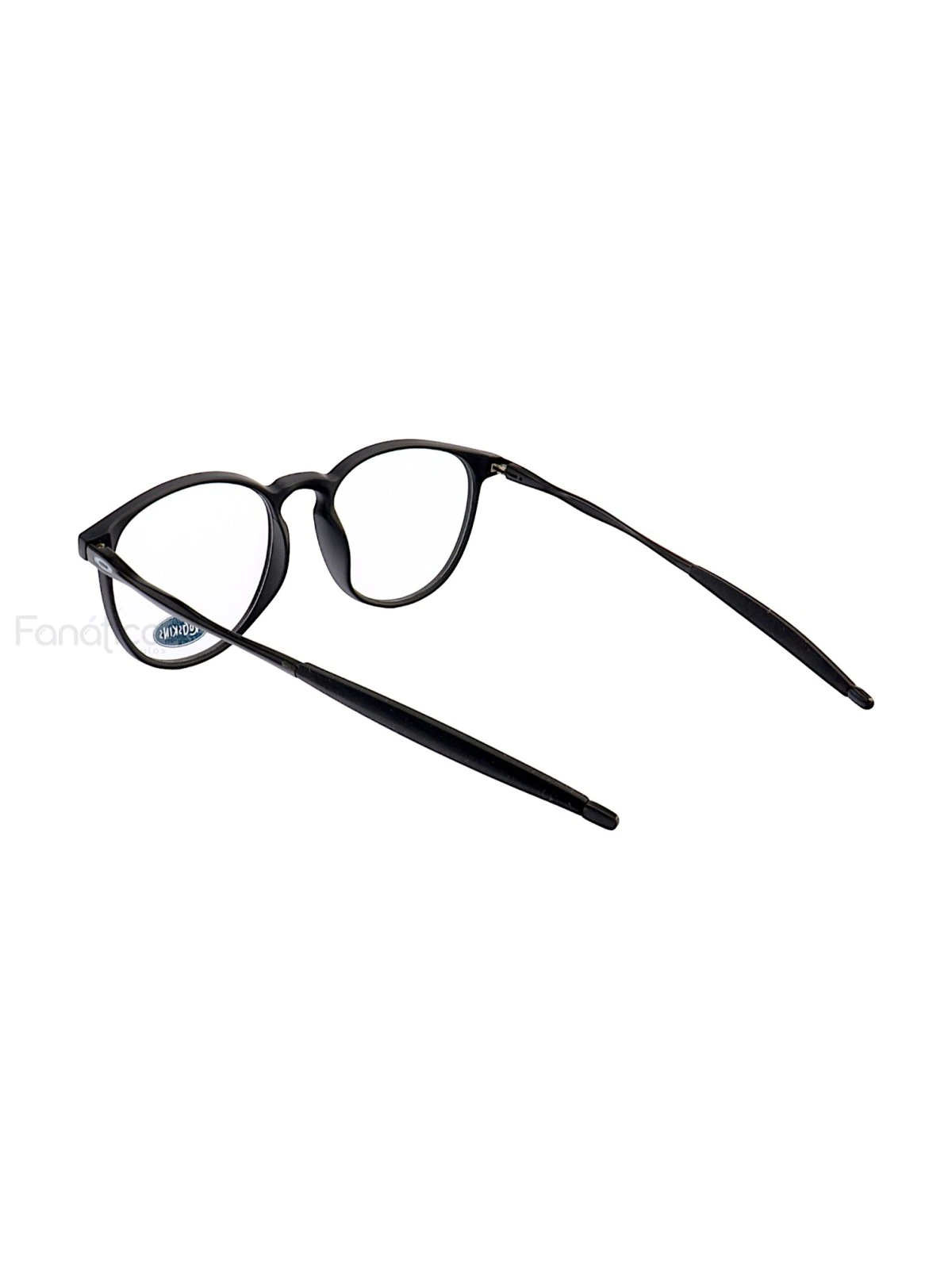 Armação de Óculos Redonda 3219 Acetato Preta Masculina