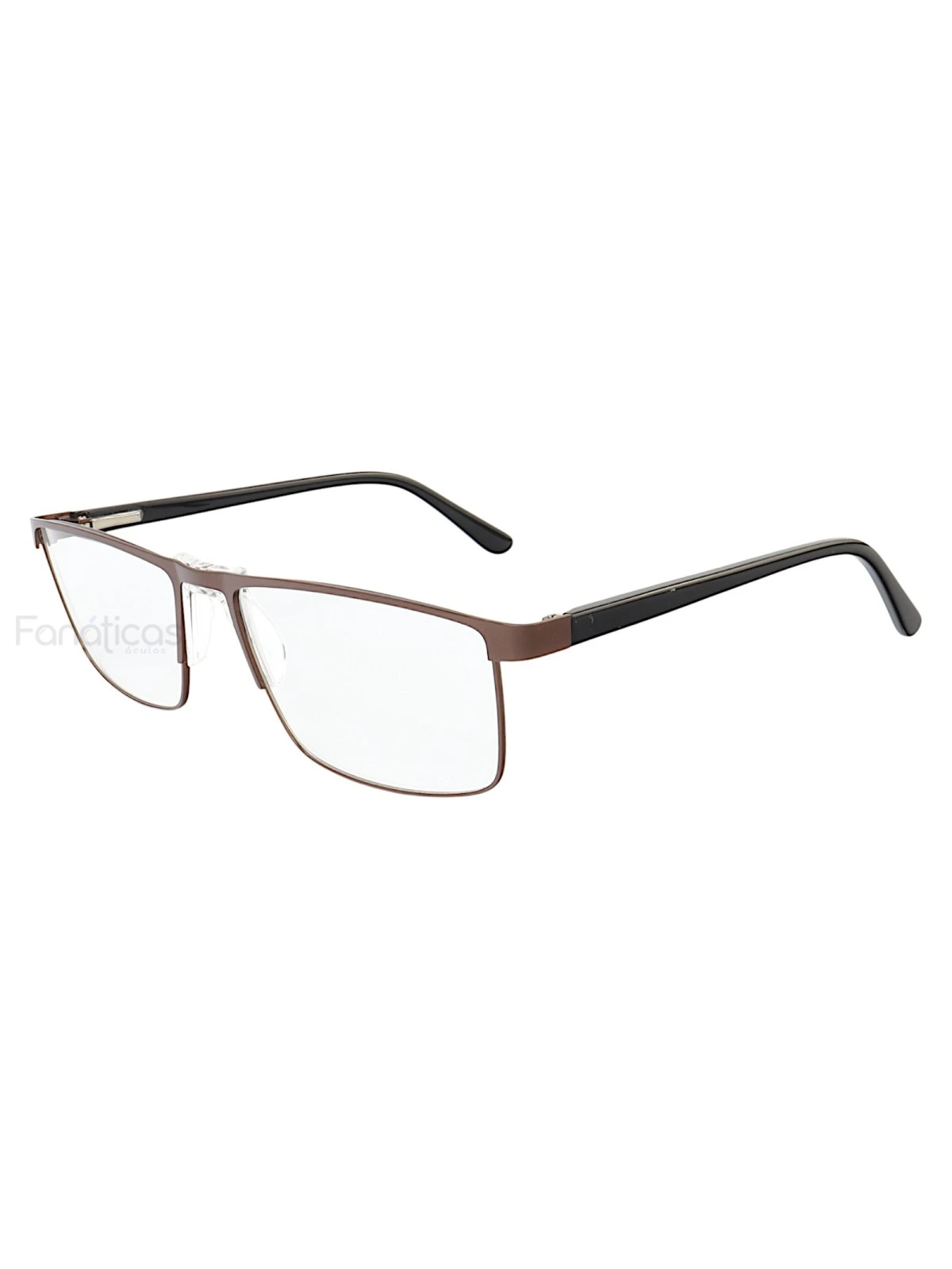 Armação de Óculos AQ230914 Retangular Marrom