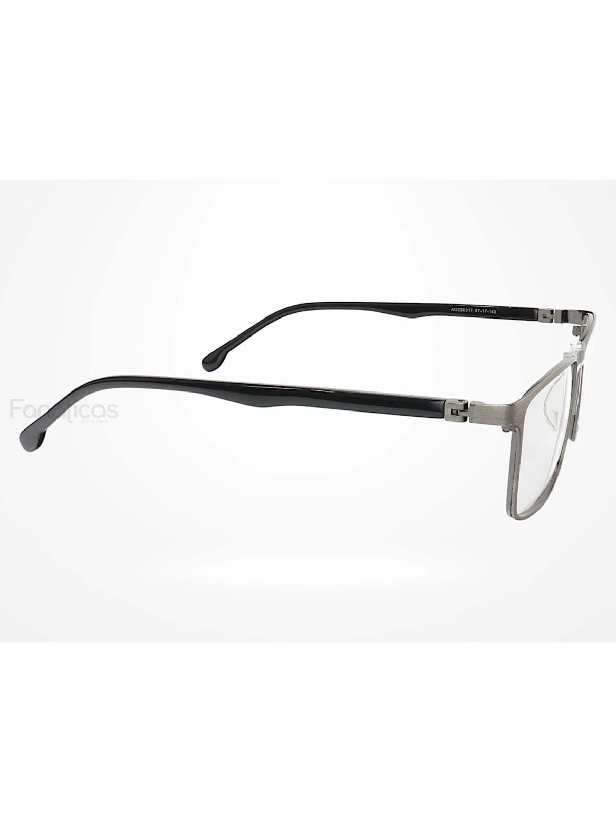 Armação de Óculos AQ230915 Retangular Grafite