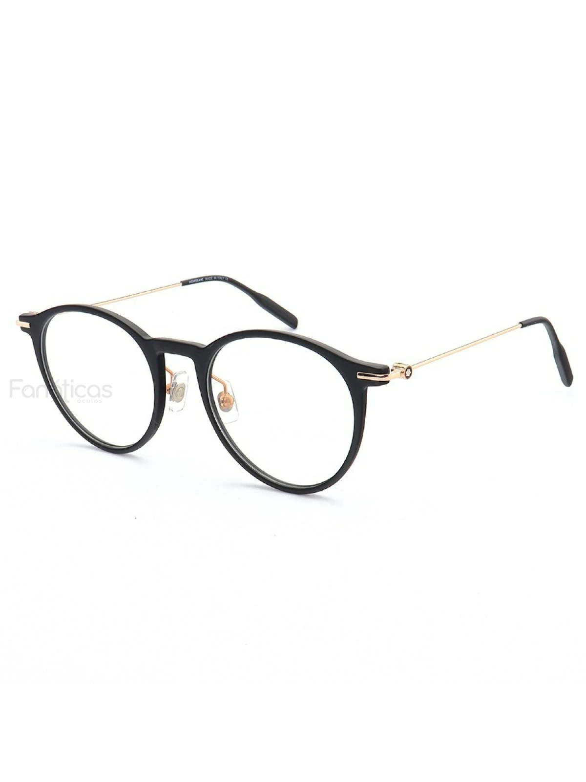 Armação de Óculos Redondo MB0090 Preto