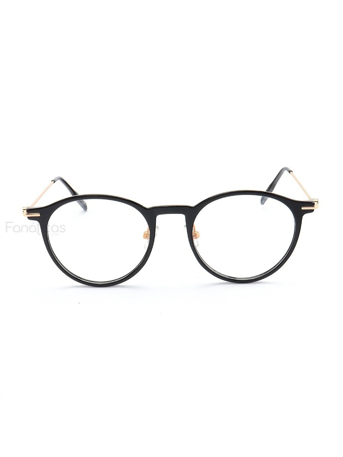 Armação de Óculos Redondo MB0090 Preto Brilhante