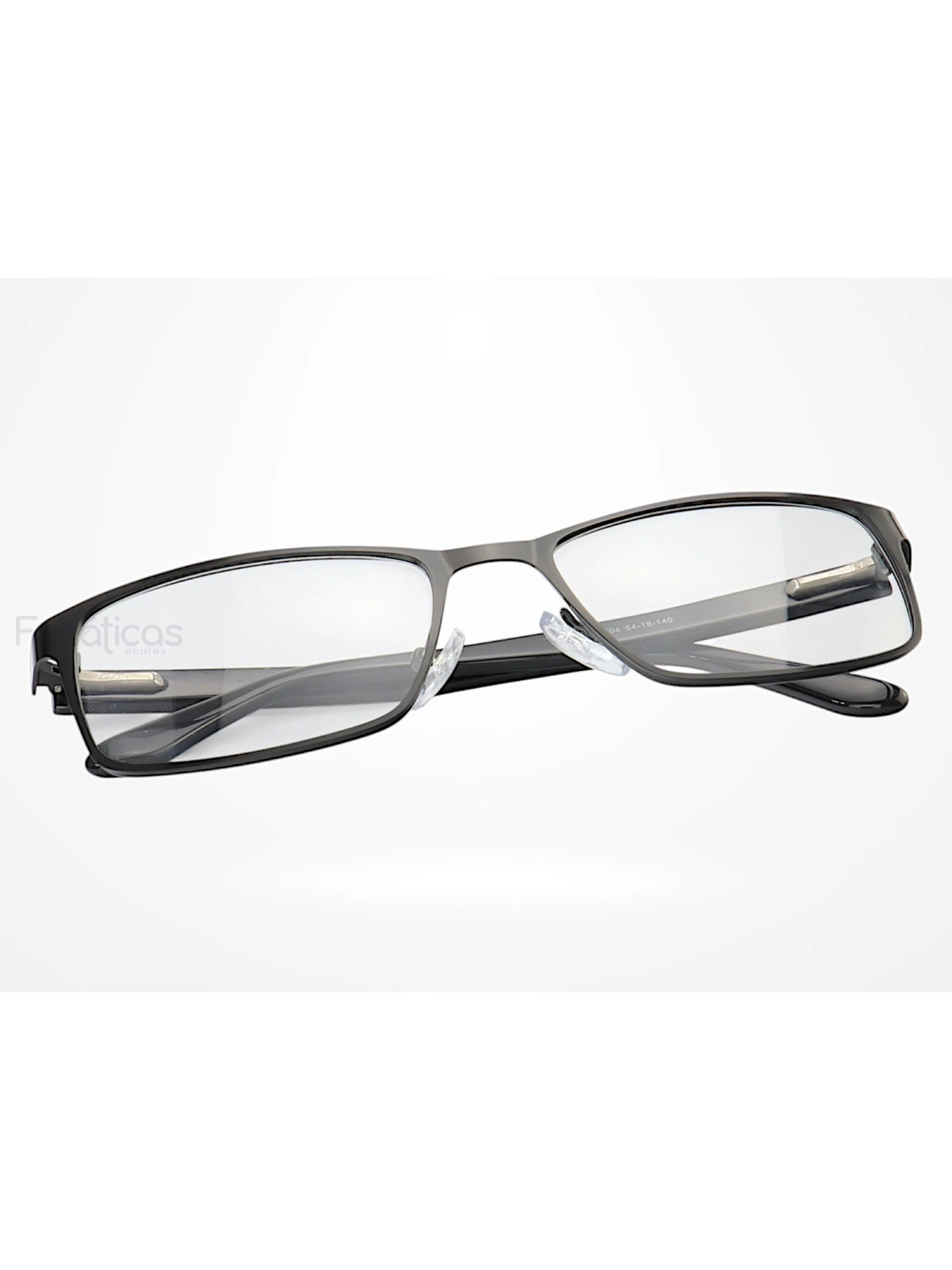 Armação de Óculos AQ240504 Retangular Preto
