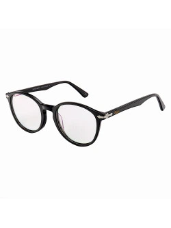 Armação de Óculos Redondo Pers 3183V Preto