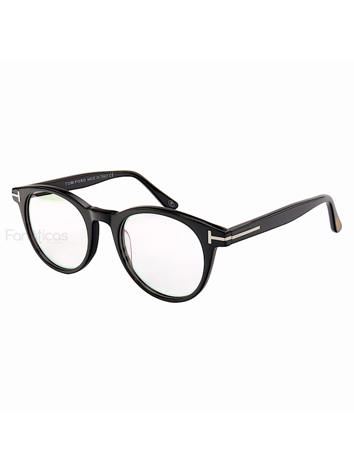 Armação de Óculos Redondo TF5695 Preto