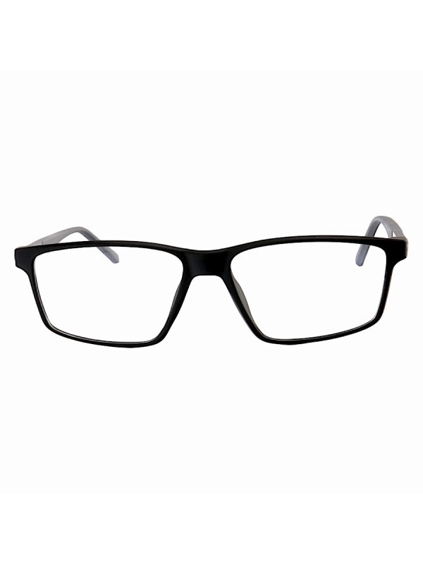 Armação de Óculos Retangular 180 C2 GZ9141 Preto e Cinza