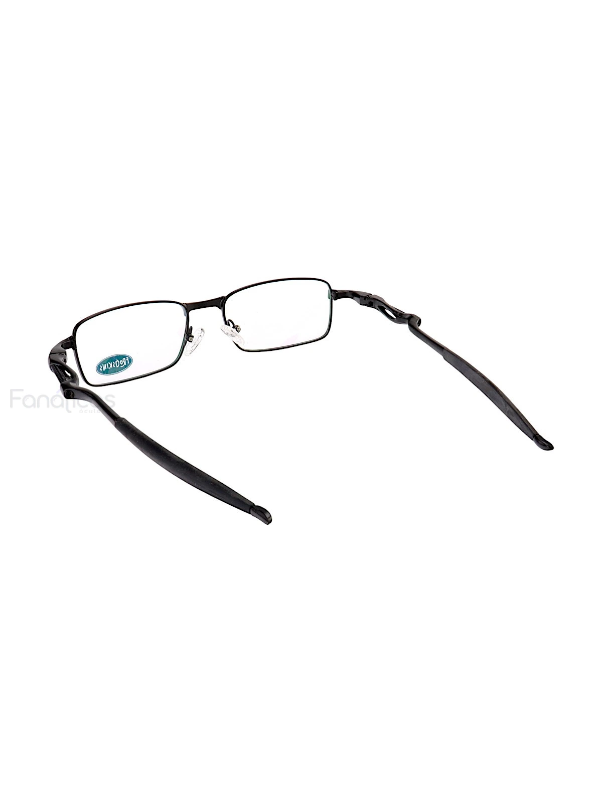 Armação de Óculos Retangular 5043 Molinha Metal Preto Masculina