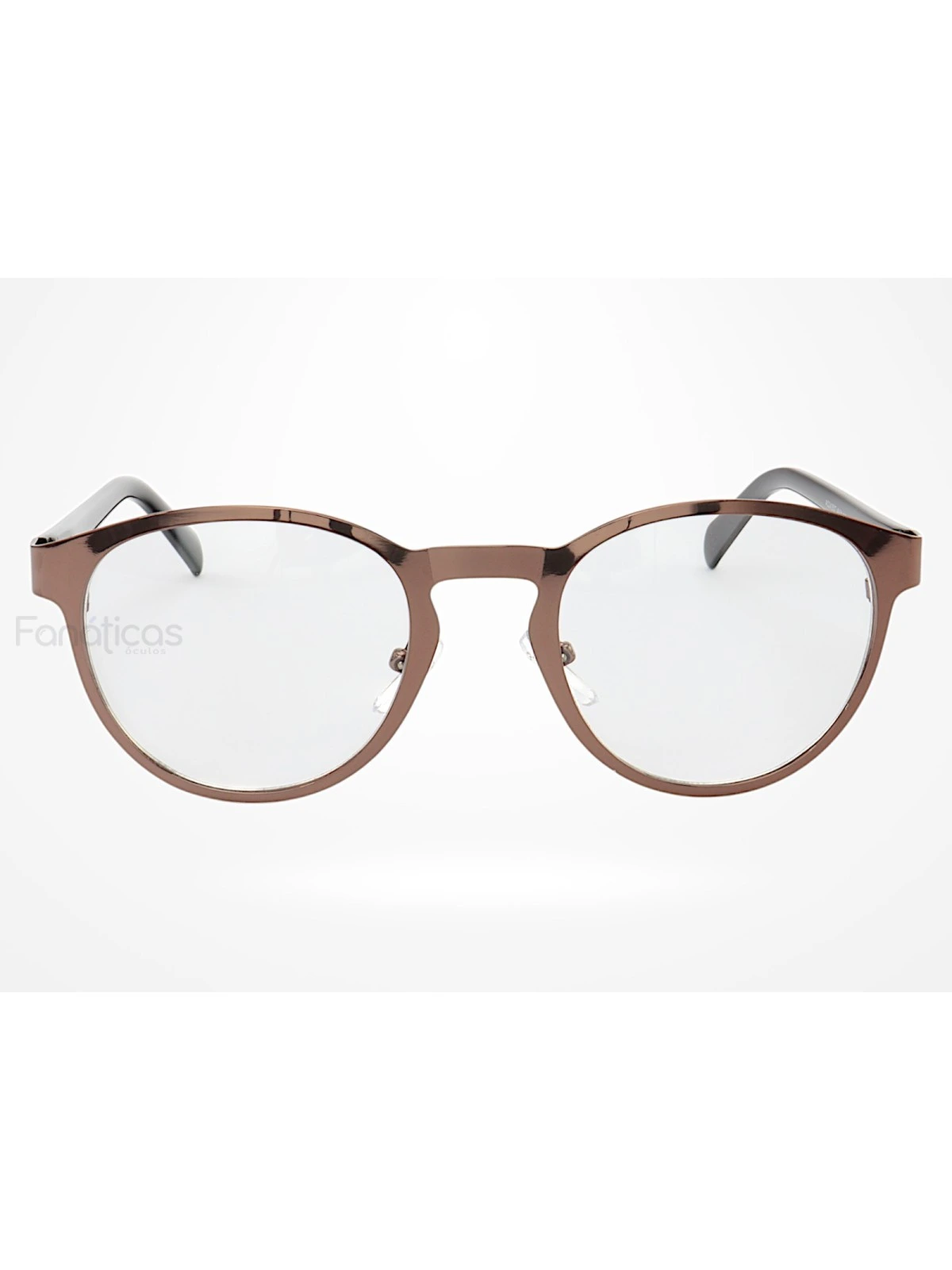 Armação de Óculos AQ240507 Redondo Bronze