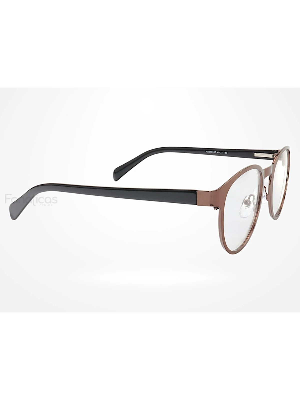 Armação de Óculos AQ240507 Redondo Bronze