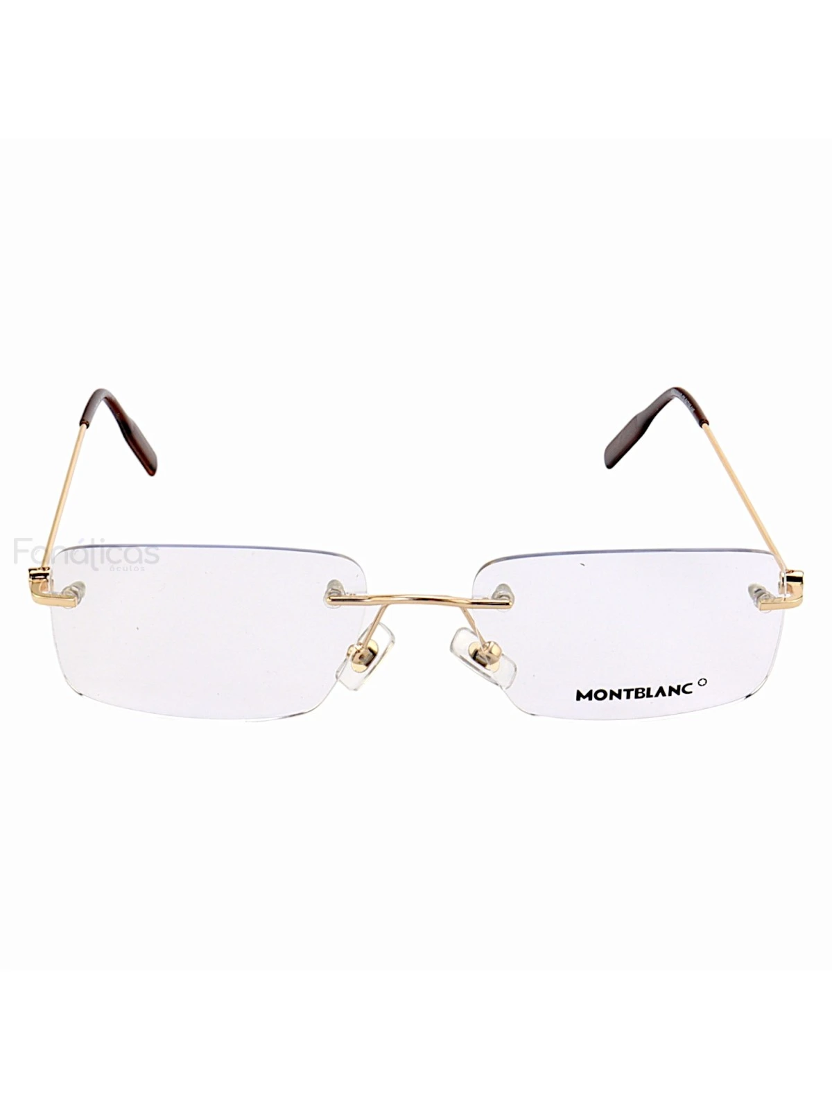 Armação de Óculos Retangular Balgriff MB0101AO Dourado