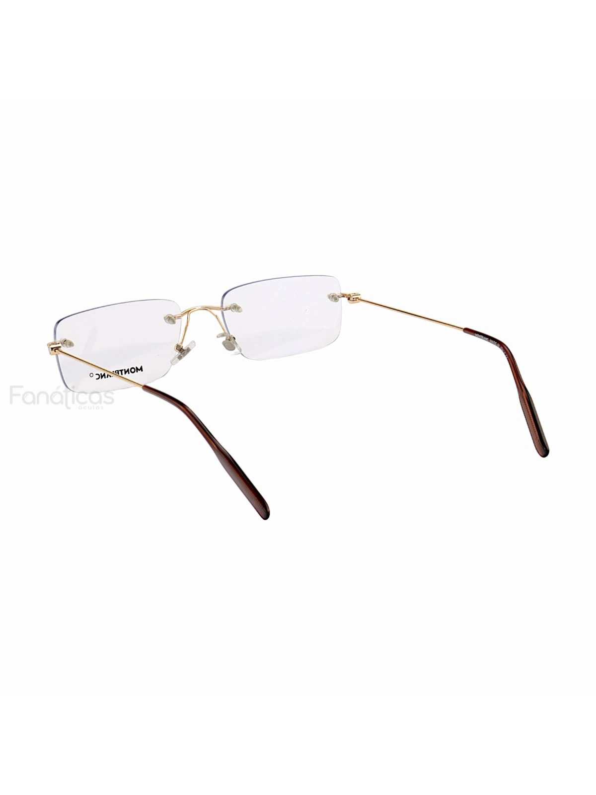 Armação de Óculos Retangular Balgriff MB0101AO Dourado