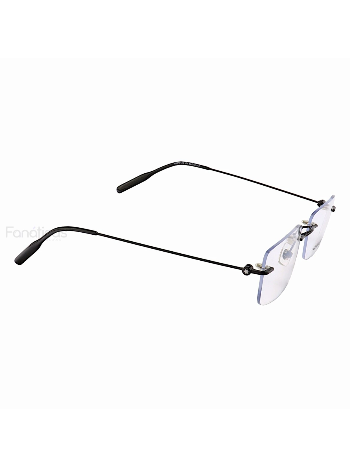 Armação de Óculos Retangular Balgriff MB0101AO Preto