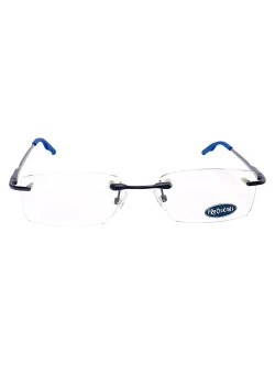 Armação de Óculos Retangular Balgriff Wingback Azul Masculina