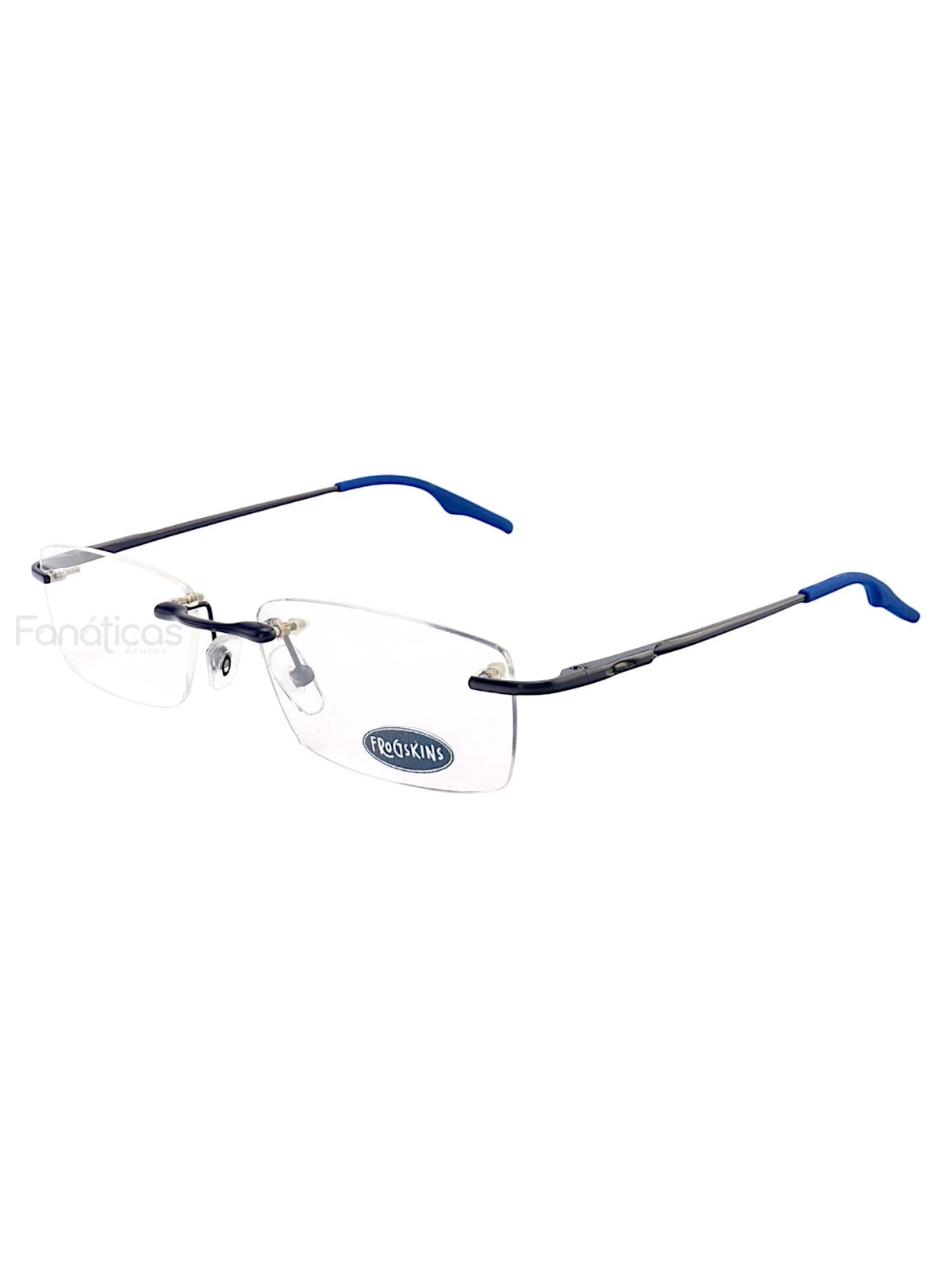 Armação de Óculos Retangular Balgriff Wingback Azul Masculina