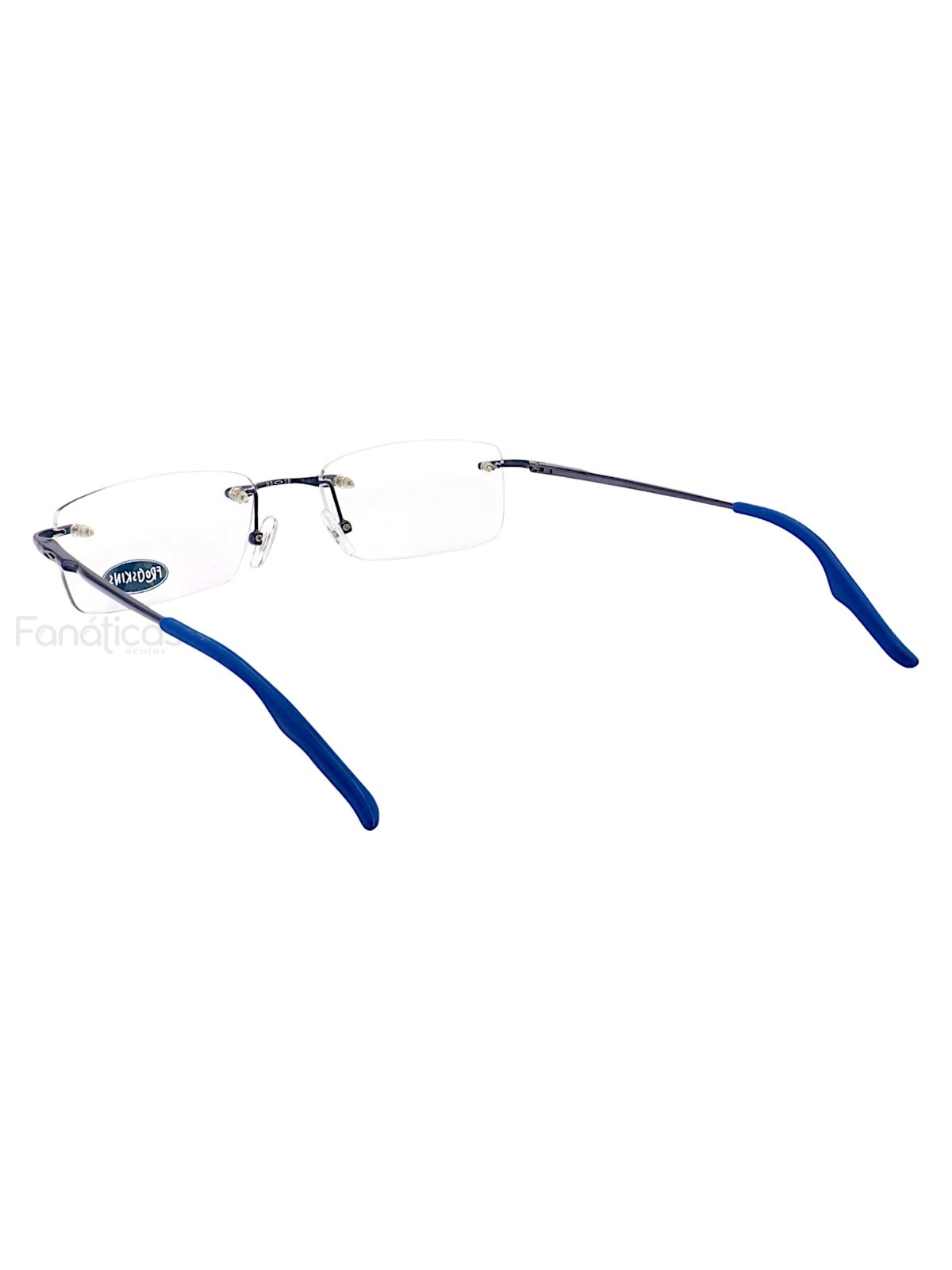 Armação de Óculos Retangular Balgriff Wingback Azul Masculina