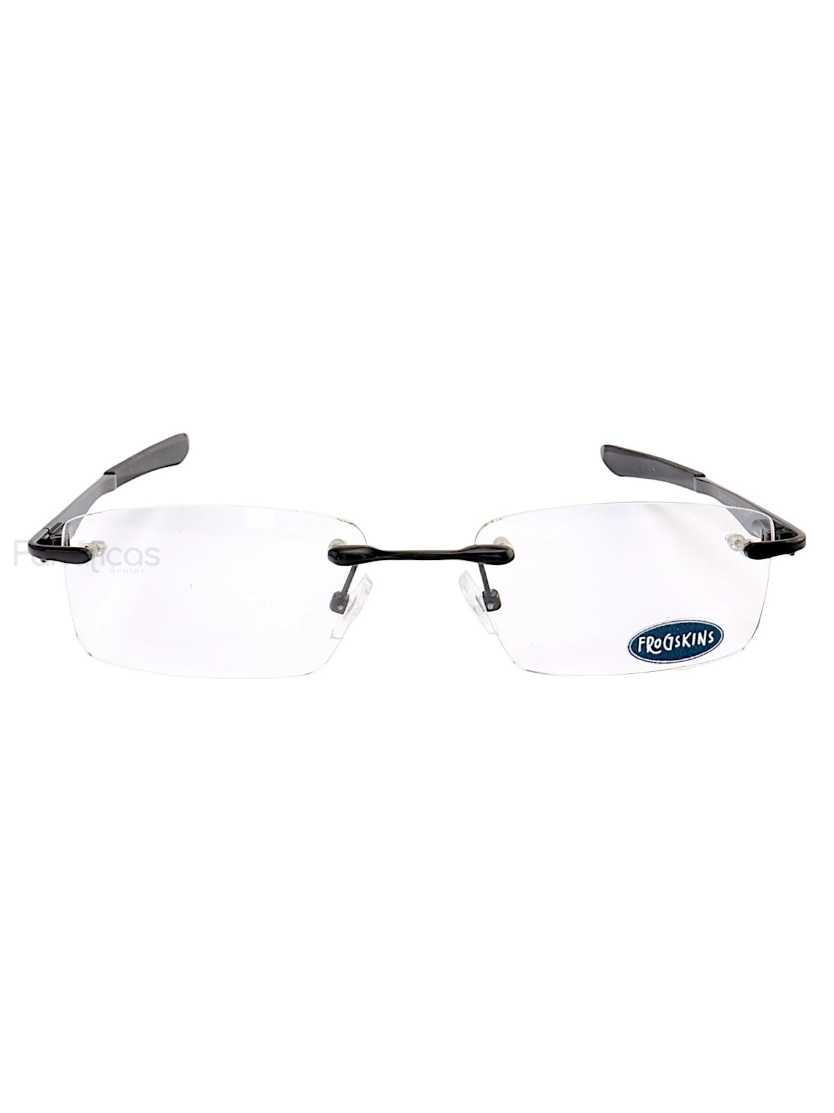Armação de Óculos Retangular Balgriff Wingfold Preta Masculina