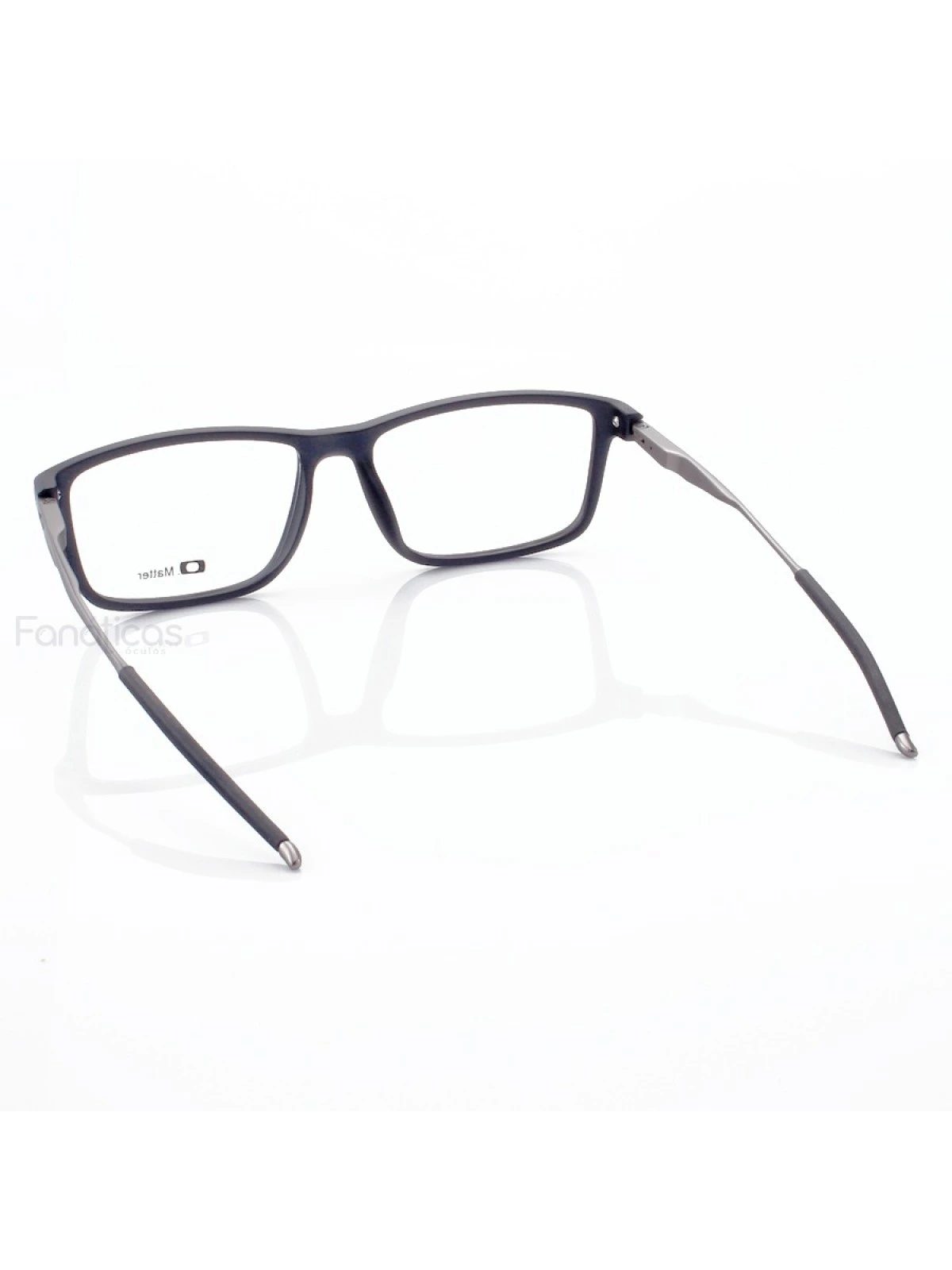 Armacao de Óculos Retangular Cobalt OX3218 Preta e Grafite