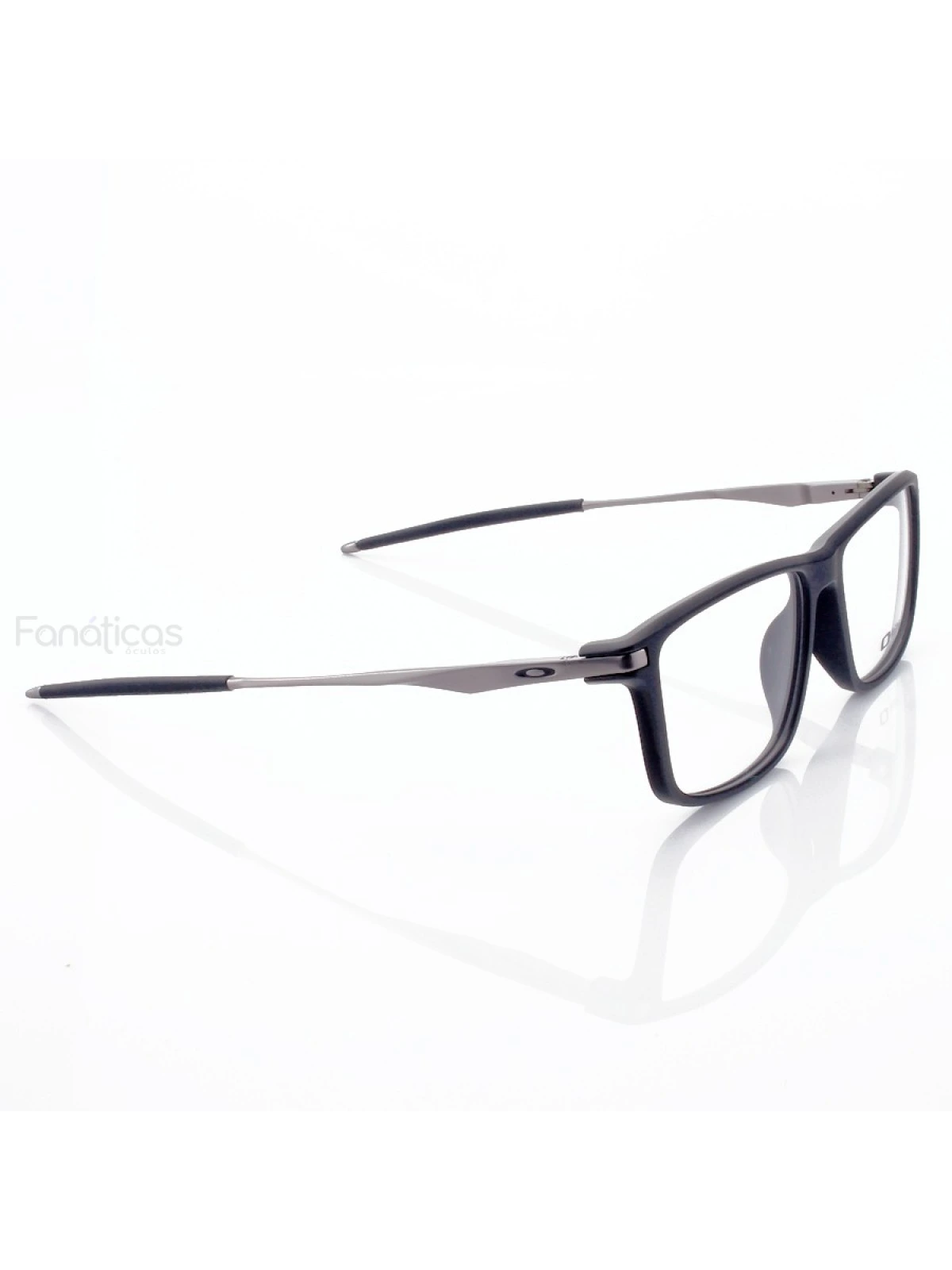 Armacao de Óculos Retangular Cobalt OX3218 Preta e Grafite