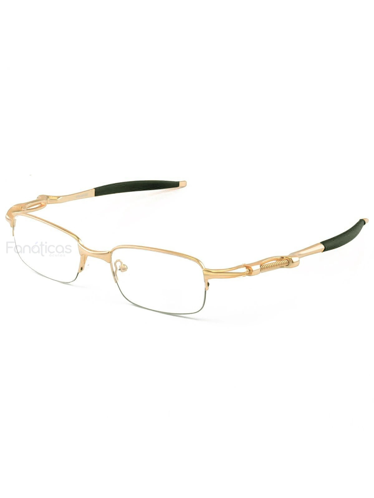 Armação de Óculos Retangular Coilover Molinha OX5043 Dourado