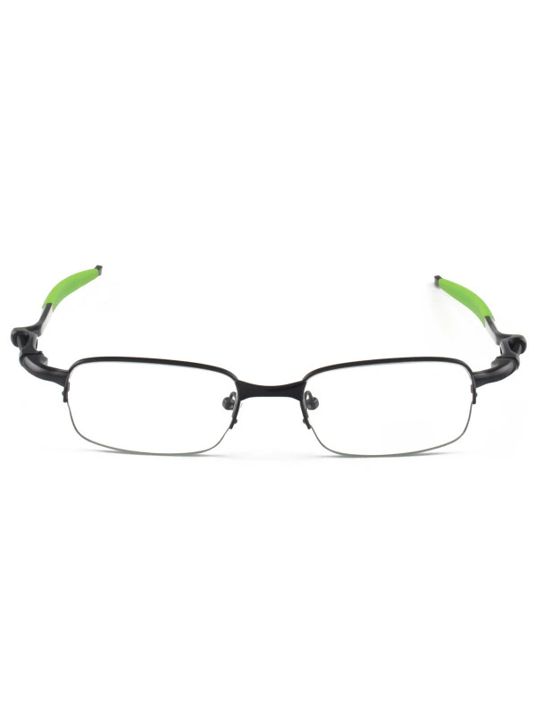 Armação de Óculos Retangular Coilover Molinha OX5043 Preto e Verde