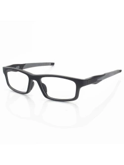 Armação de Óculos Retangular Crosslink OX8037 Preto e Cinza