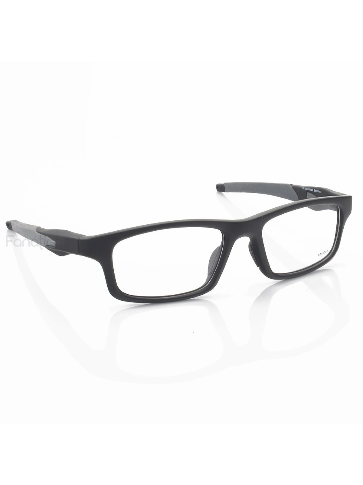 Armação de Óculos Retangular Crosslink OX8037 Preto e Cinza