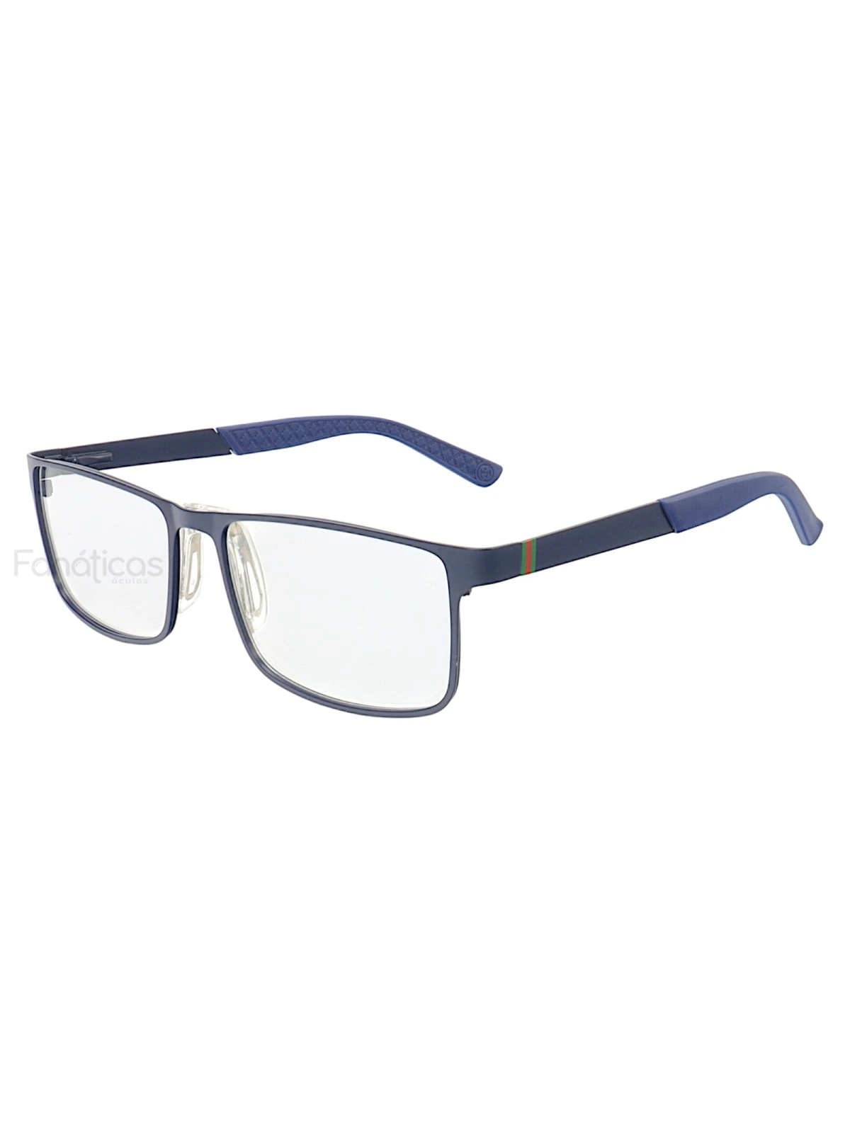 Armação de Óculos AQ240701 Retangular Azul