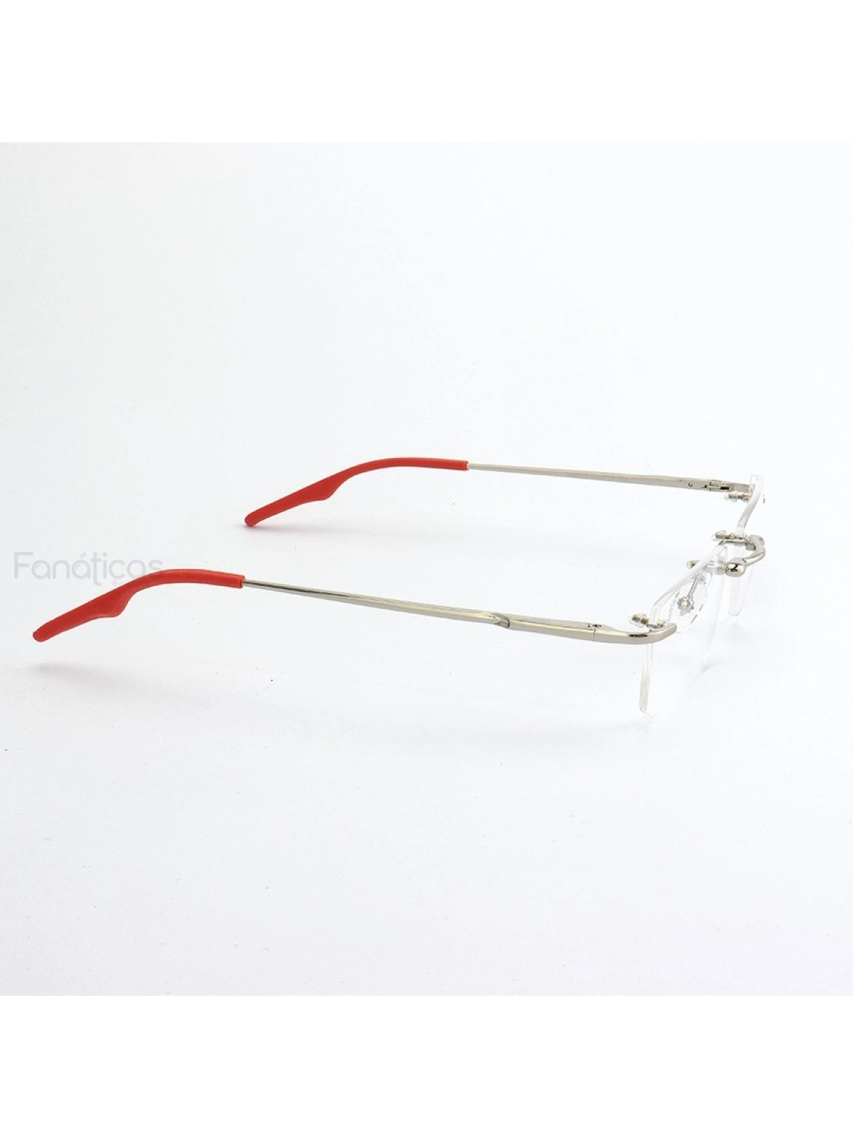 Armação de Óculos Retangular Flutuante Sem Aro Wingback Red