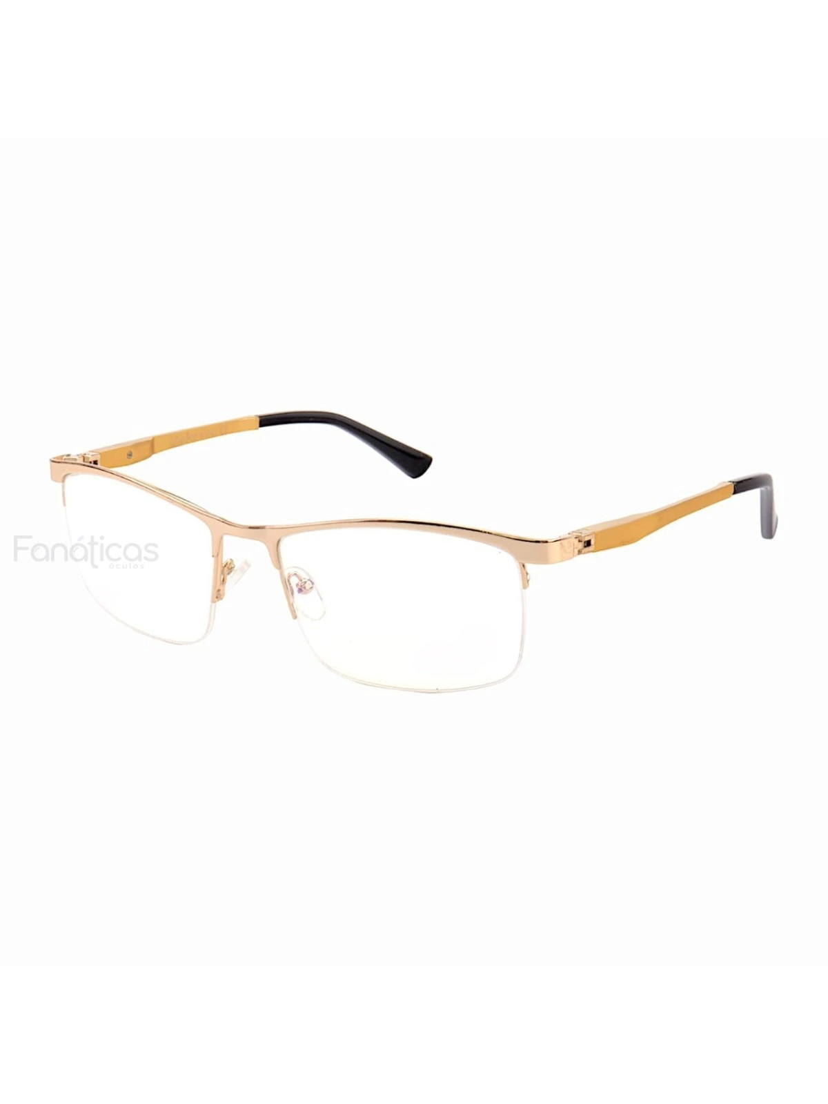 Armacao de Óculos Retangular FN9311 Dourado