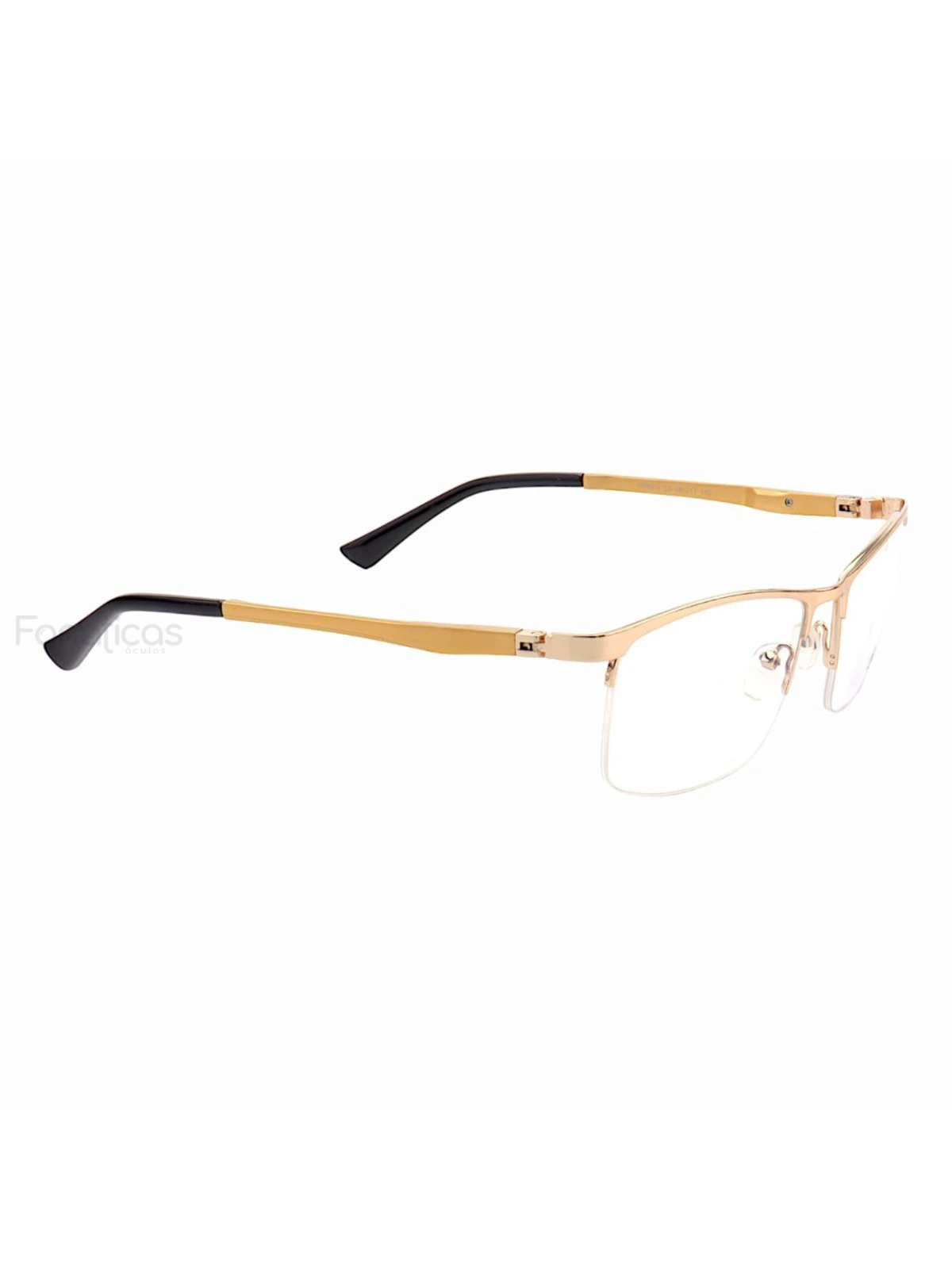 Armacao de Óculos Retangular FN9311 Dourado