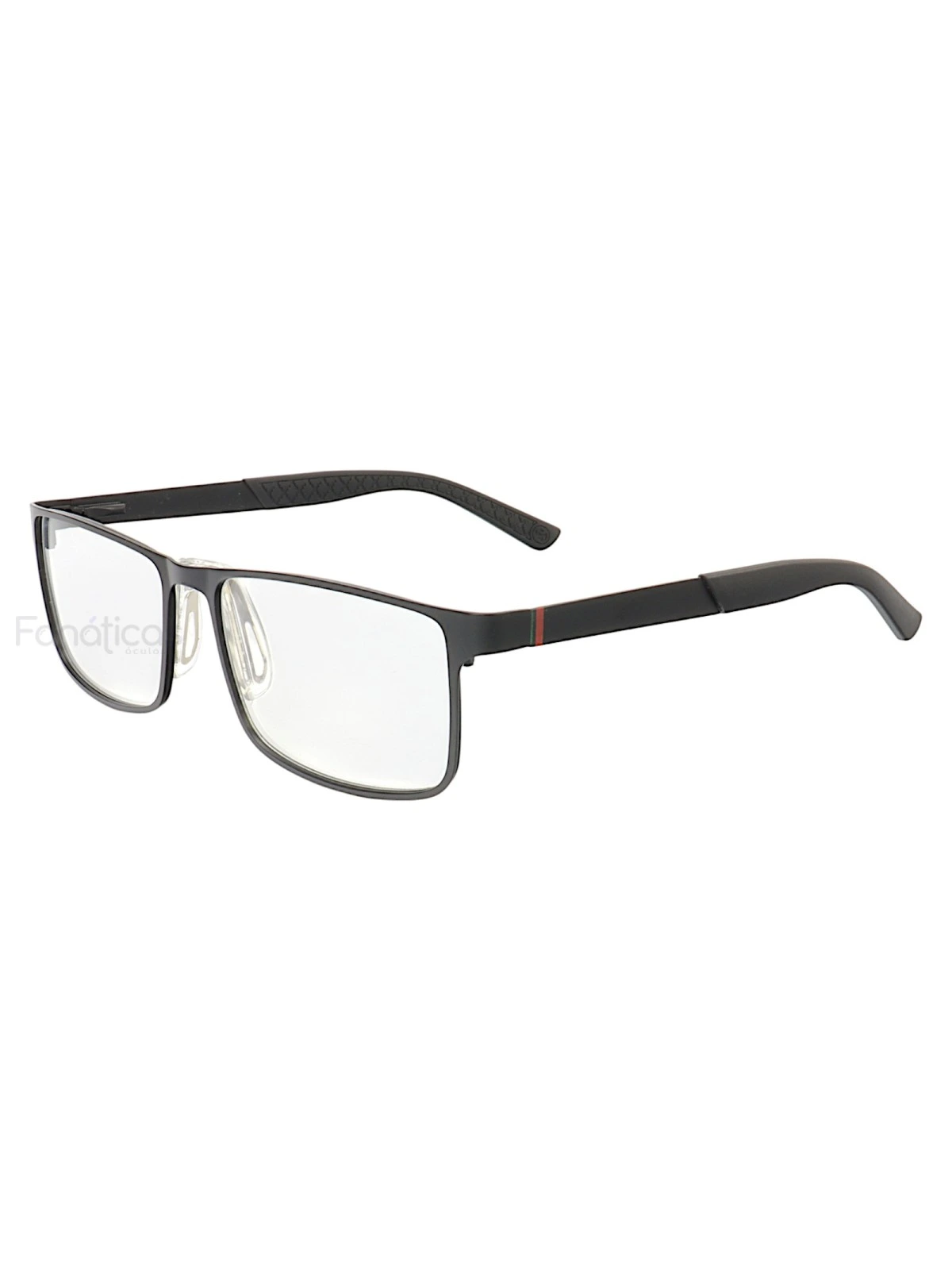 Armação de Óculos AQ240701 Retangular Preto