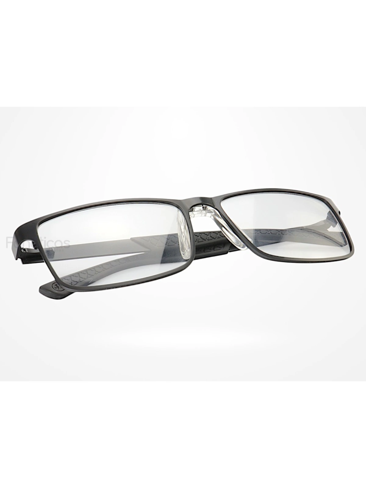 Armação de Óculos AQ240701 Retangular Preto