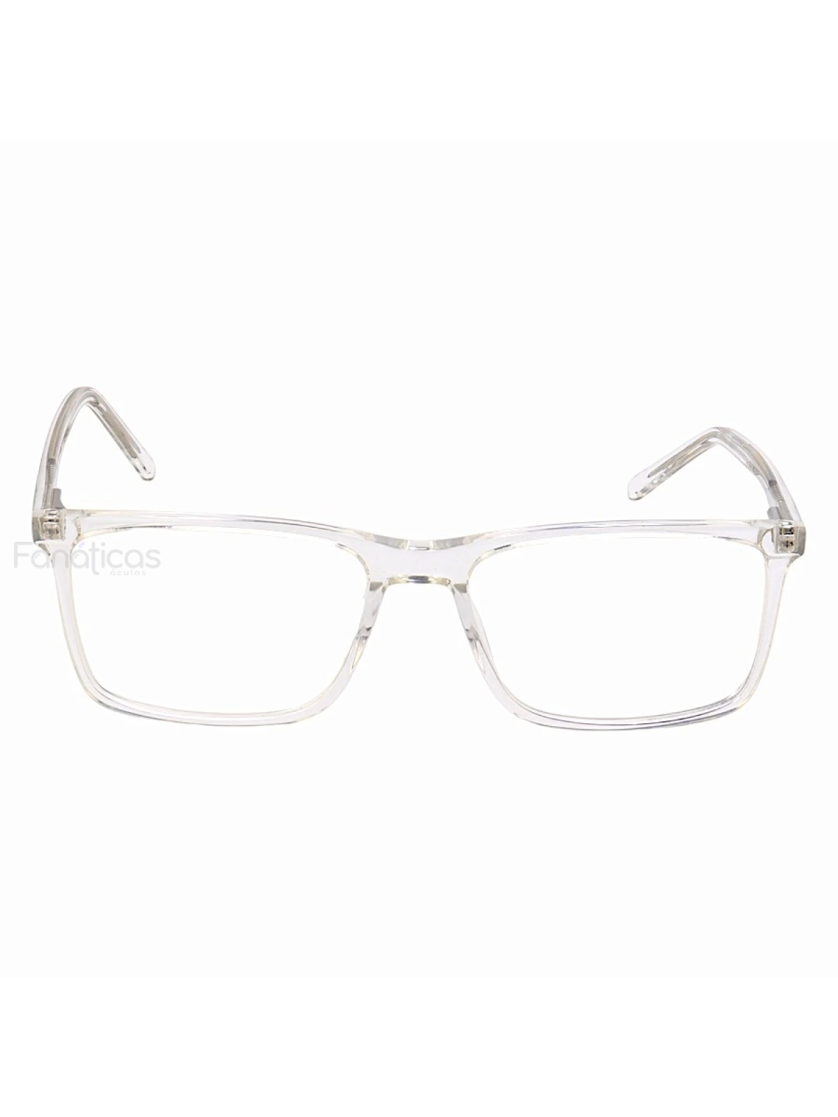 Armação de Óculos Retangular Masculina FL7062 Transparente