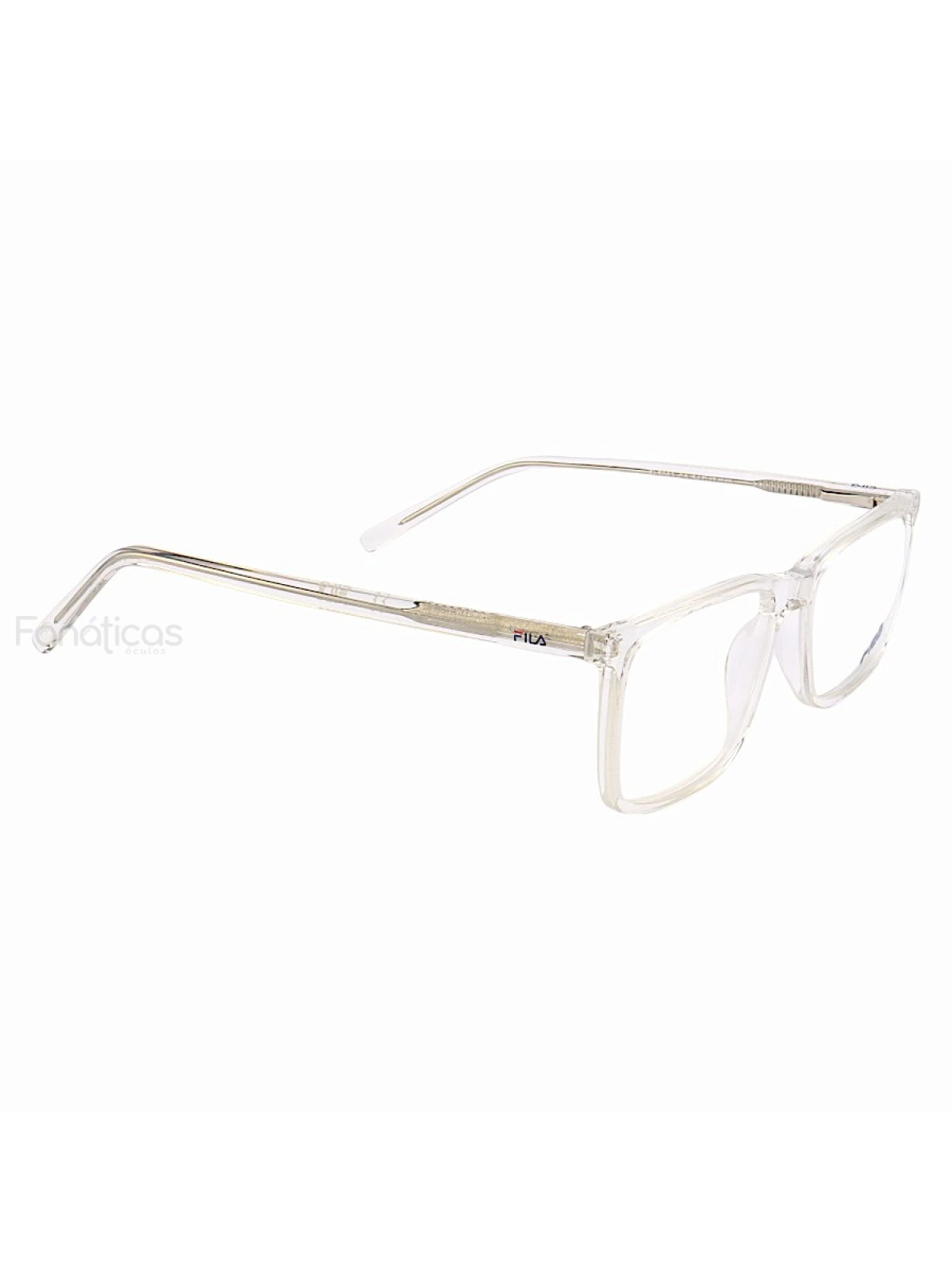 Armação de Óculos Retangular Masculina FL7062 Transparente