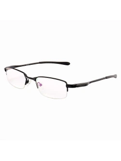 Armação de Óculos Retangular Meio Aro Crosshair OX4068 Preto