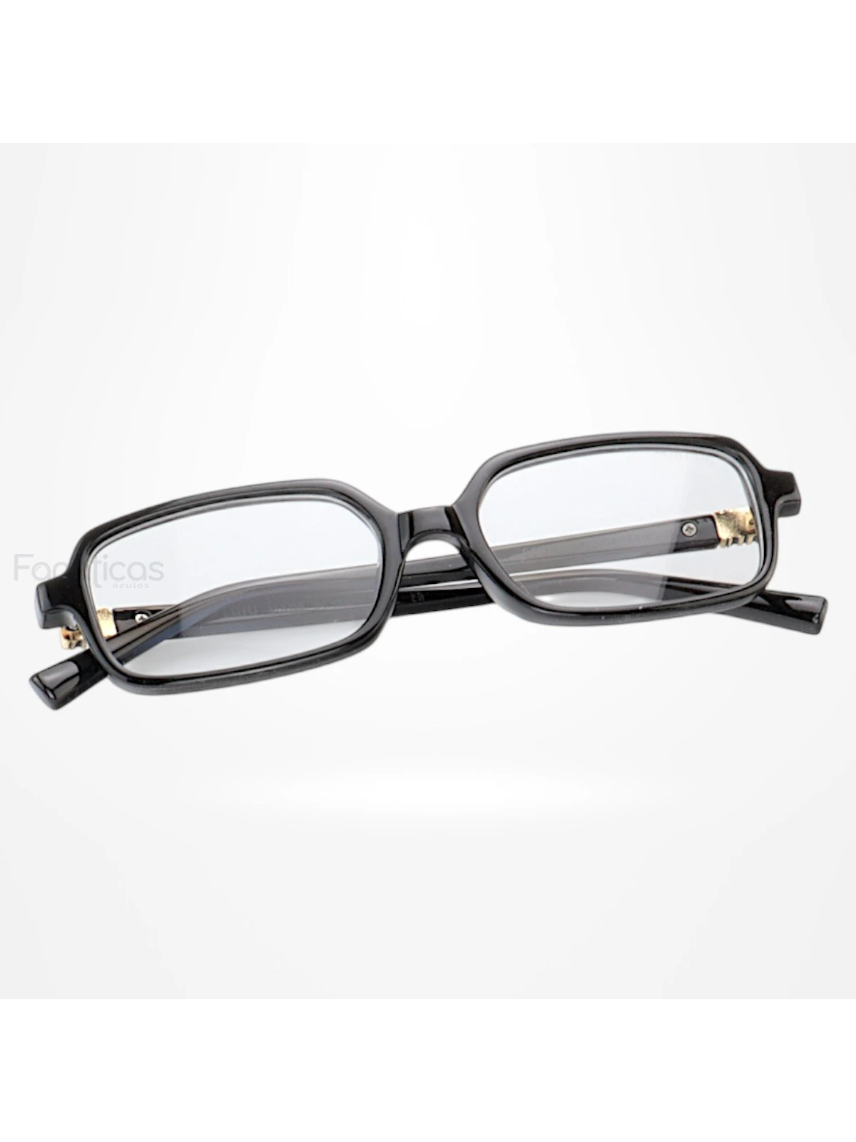 Armação de Óculos Retangular MM 8904 Preto