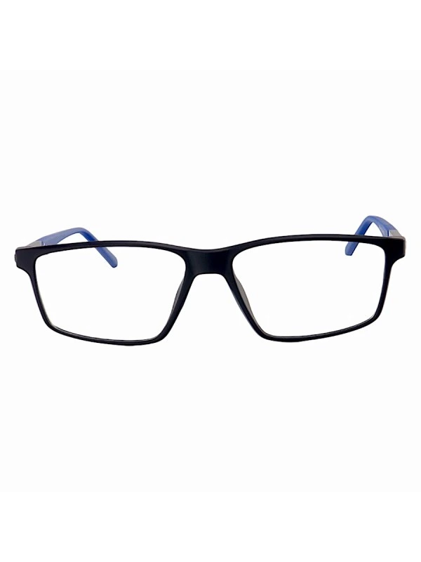 Armação de Óculos Retangular Molas 180 Graus C4 GZ9141 Azul