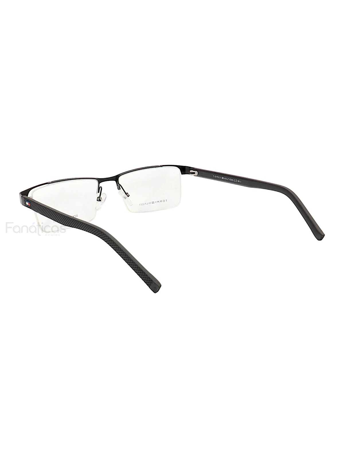 Armação de Óculos Retangular Nylon TH1717 Preto